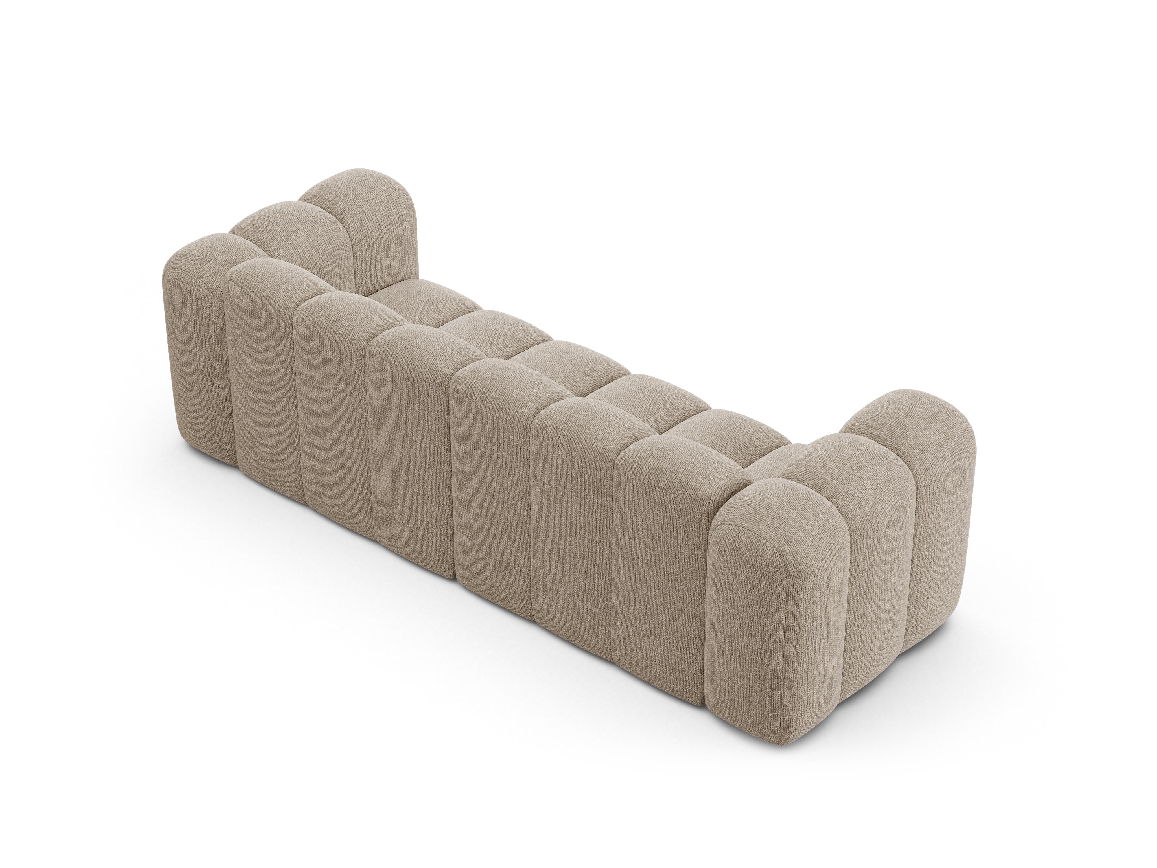 Sofa 3-sitzig LUPINE beige Chenille