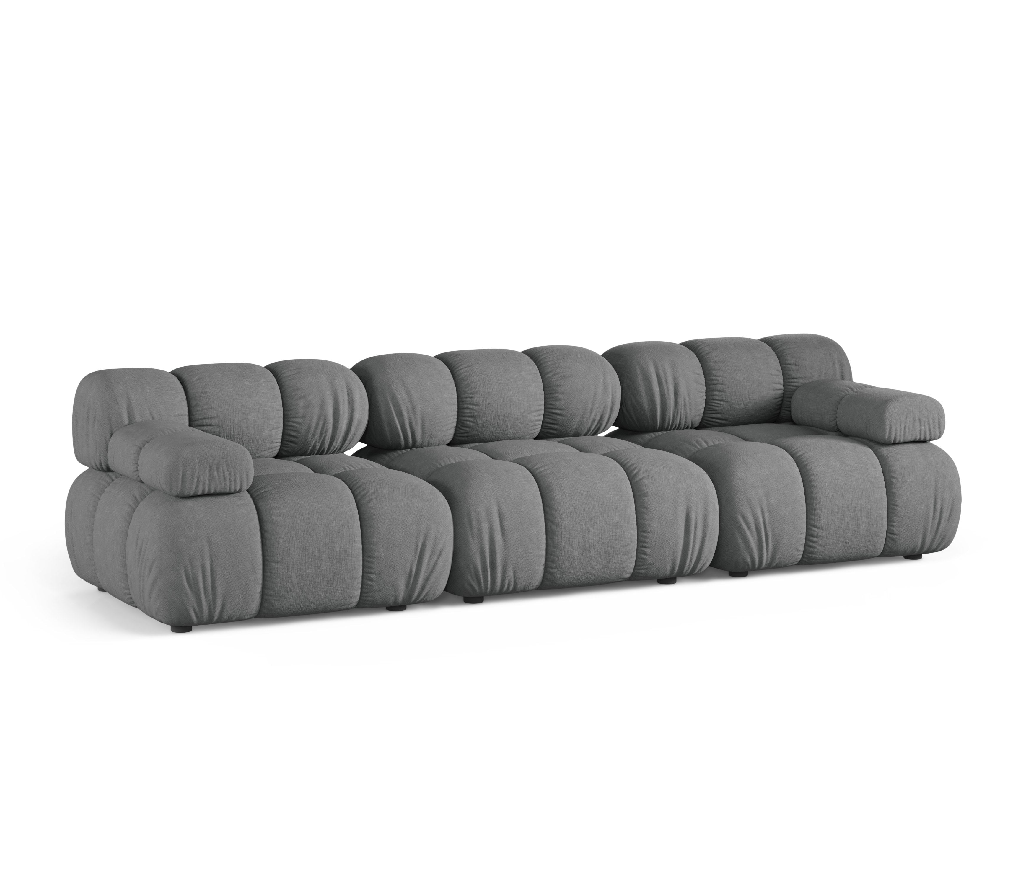 Modulares 3-Sitzer Sofa BELLIS in Grau