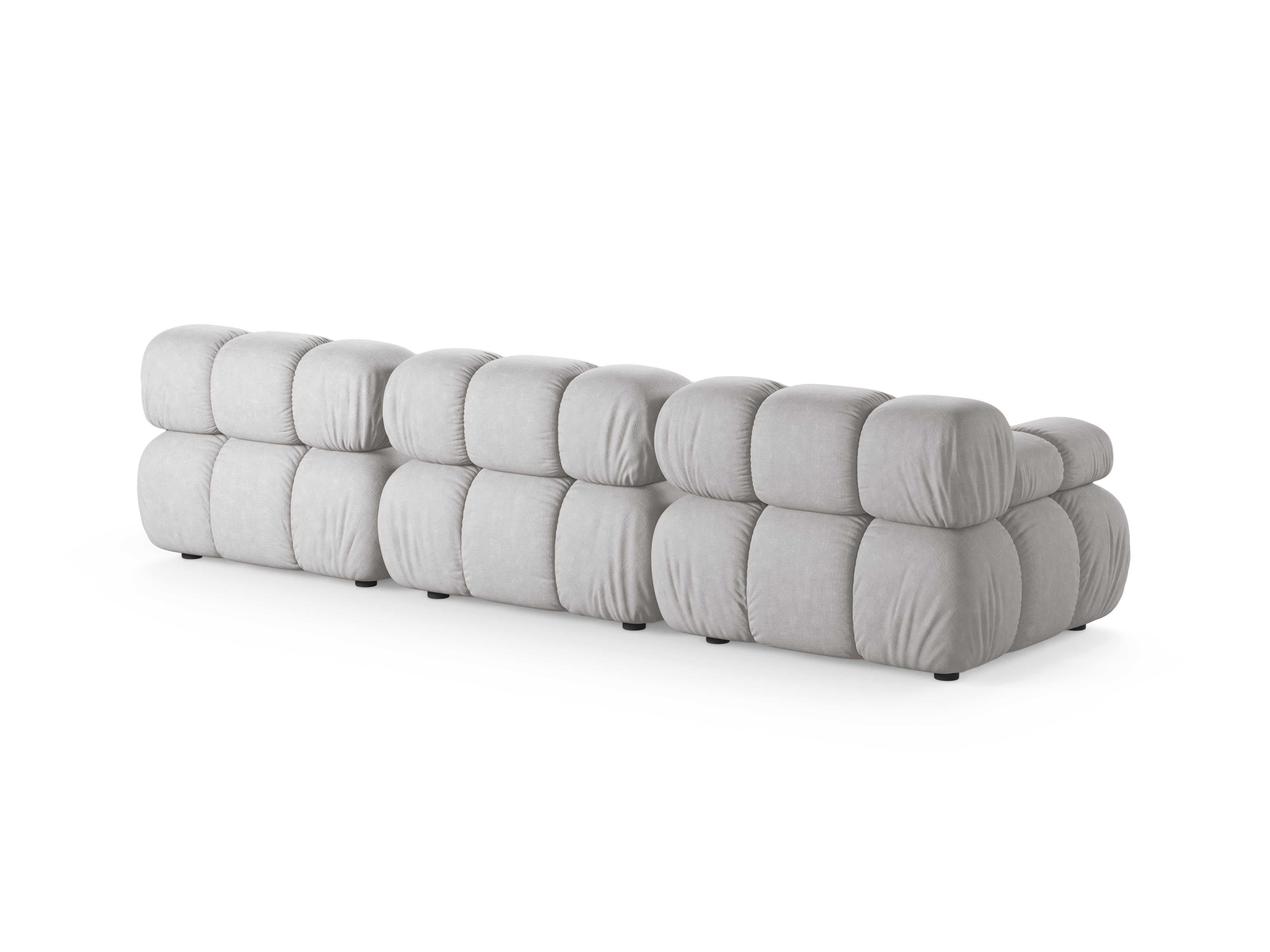 Modulares 3-Sitzer-Sofa BELLIS in Hellgrau