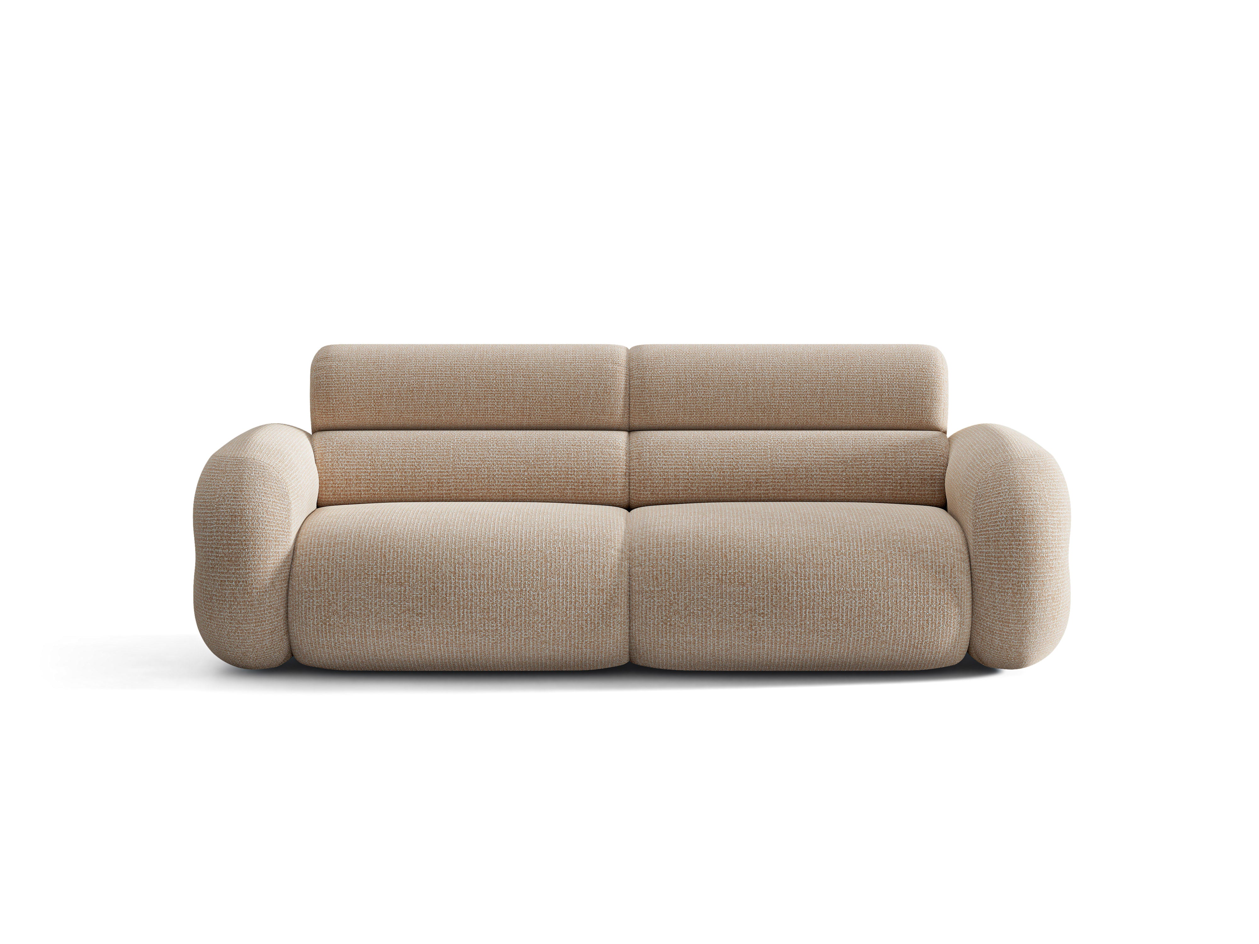 Sofa für 3 Personen NEO in sandfarbenem Melange