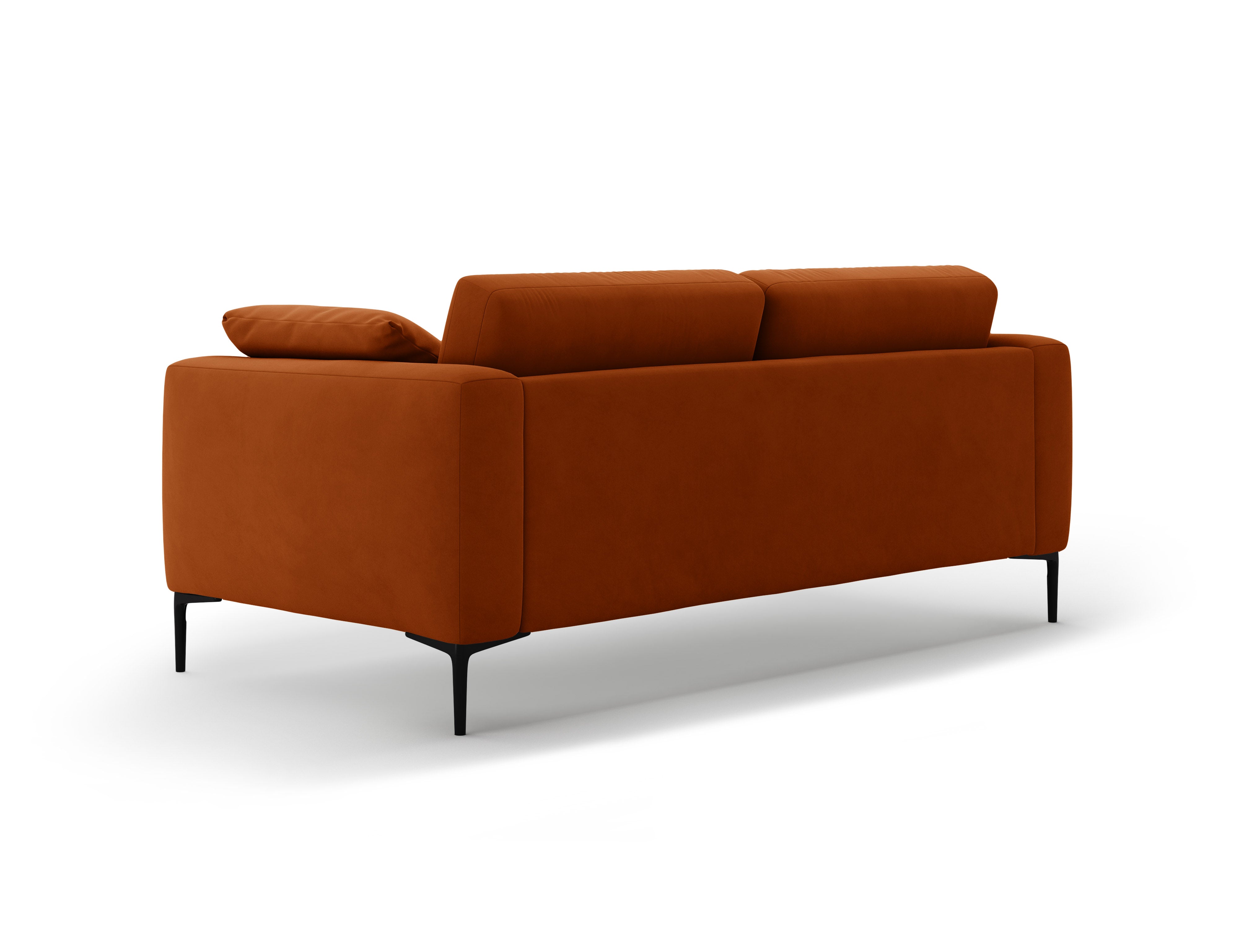 Sofa aksamitna 3-osobowa BEMY terracotta