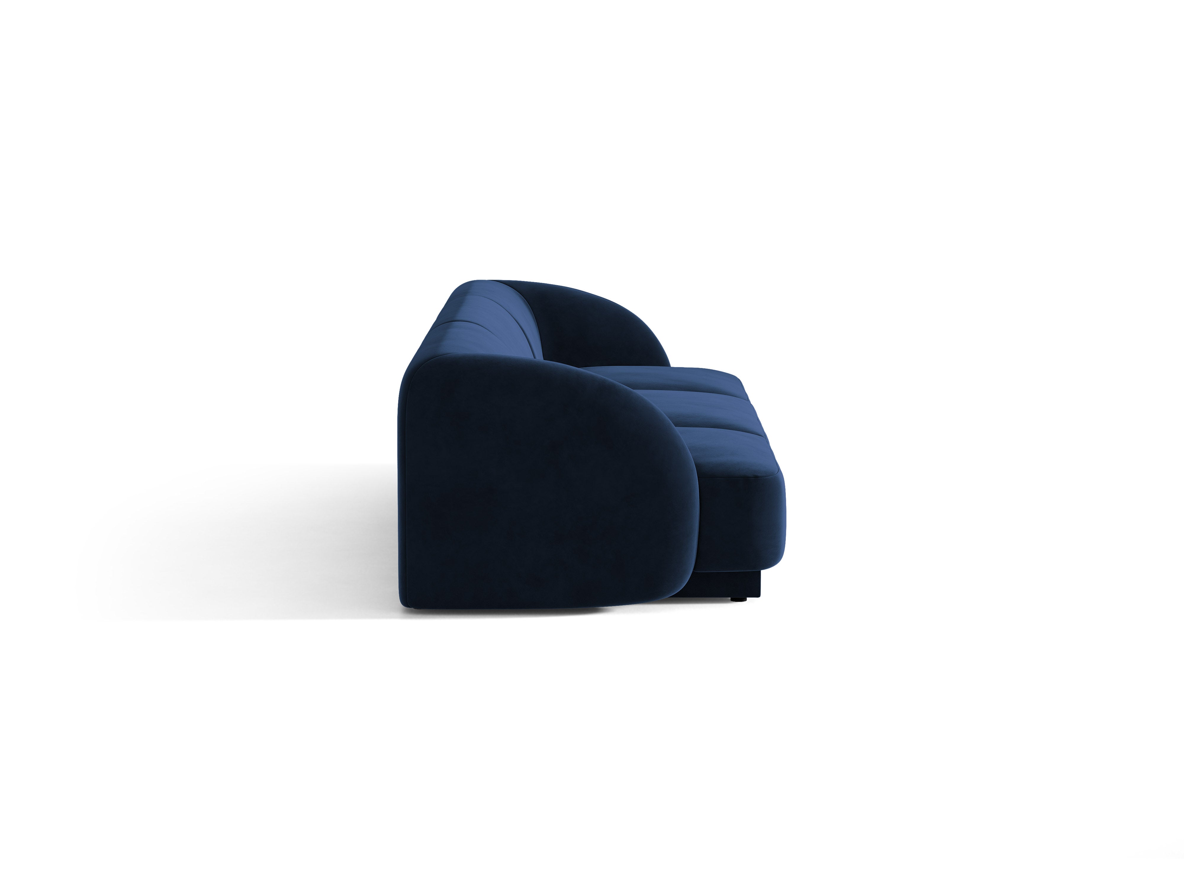 Sofa aus Samt 3-sitzig MILEY königsblau