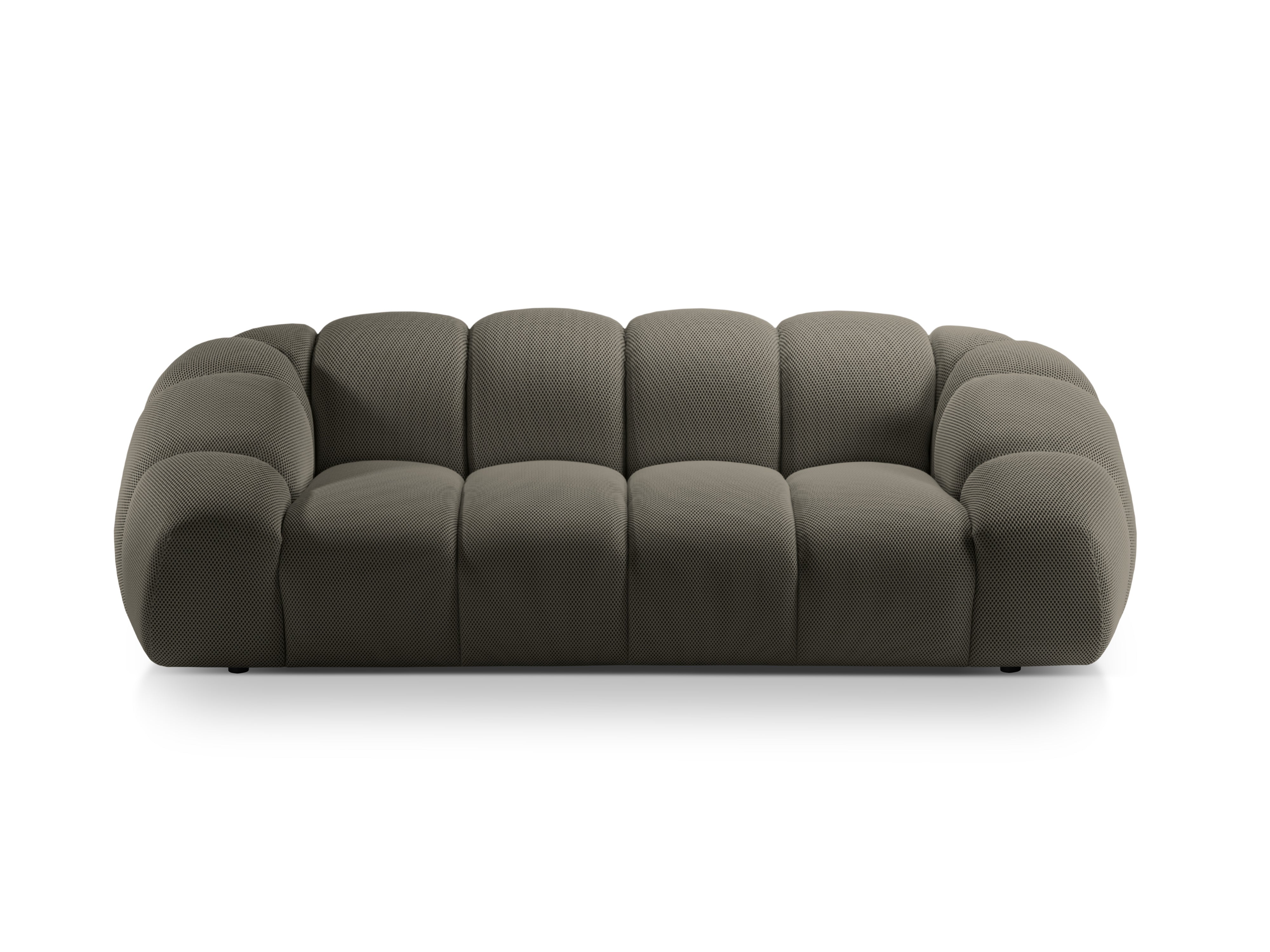 Sofa 2,5-sitzige DIANA stahlfarben