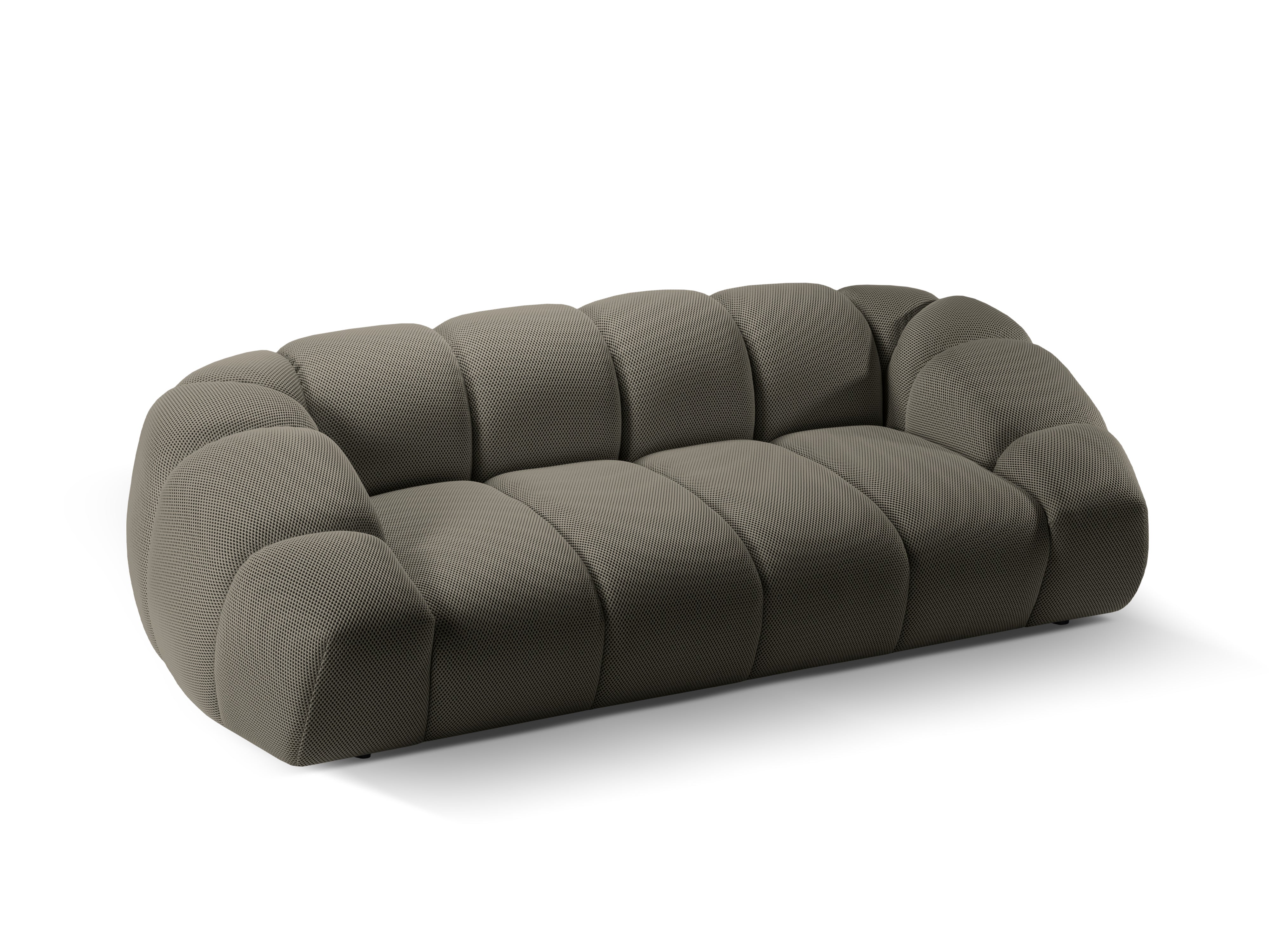 Sofa 2,5-sitzige DIANA stahlfarben