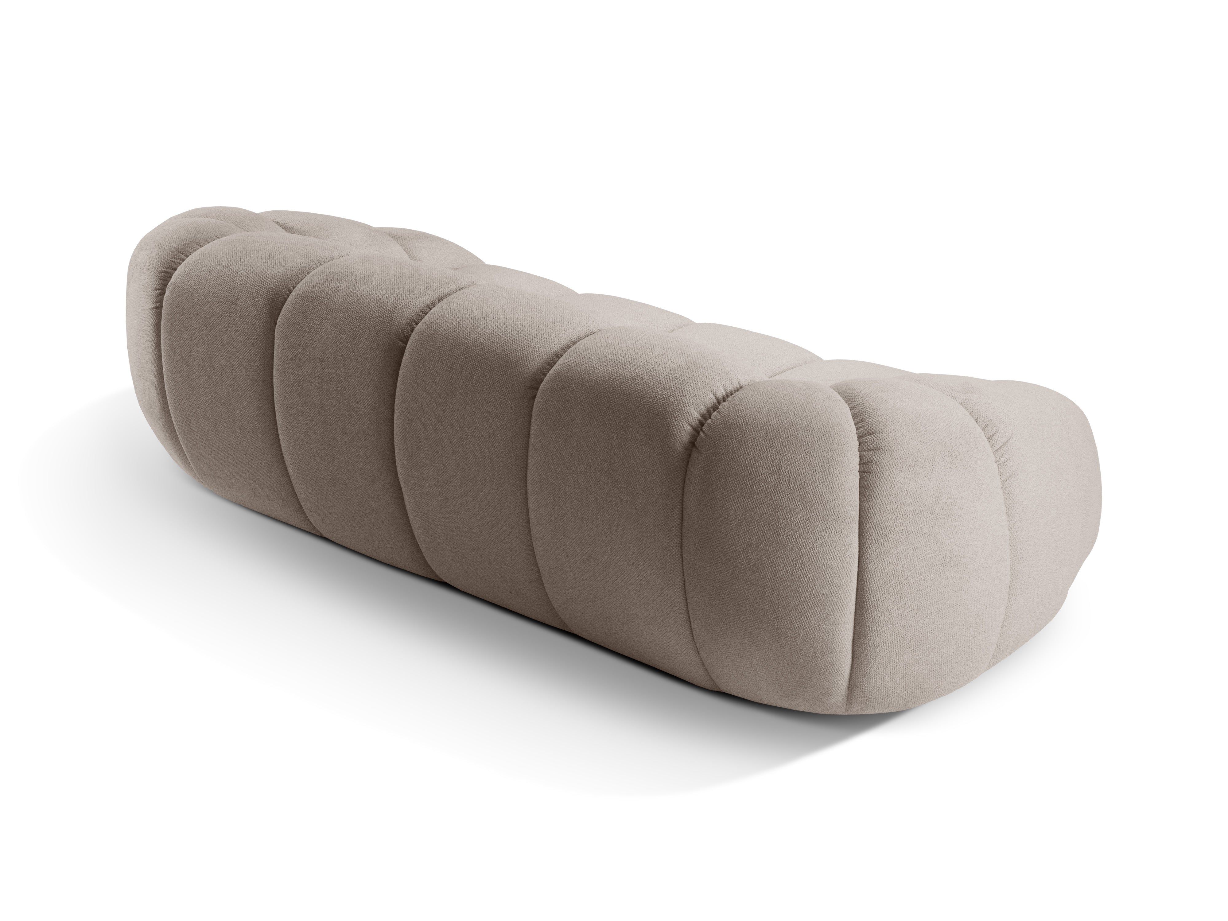 Sofa 2,5-sitzige DIANA dunkelbeige Chenille