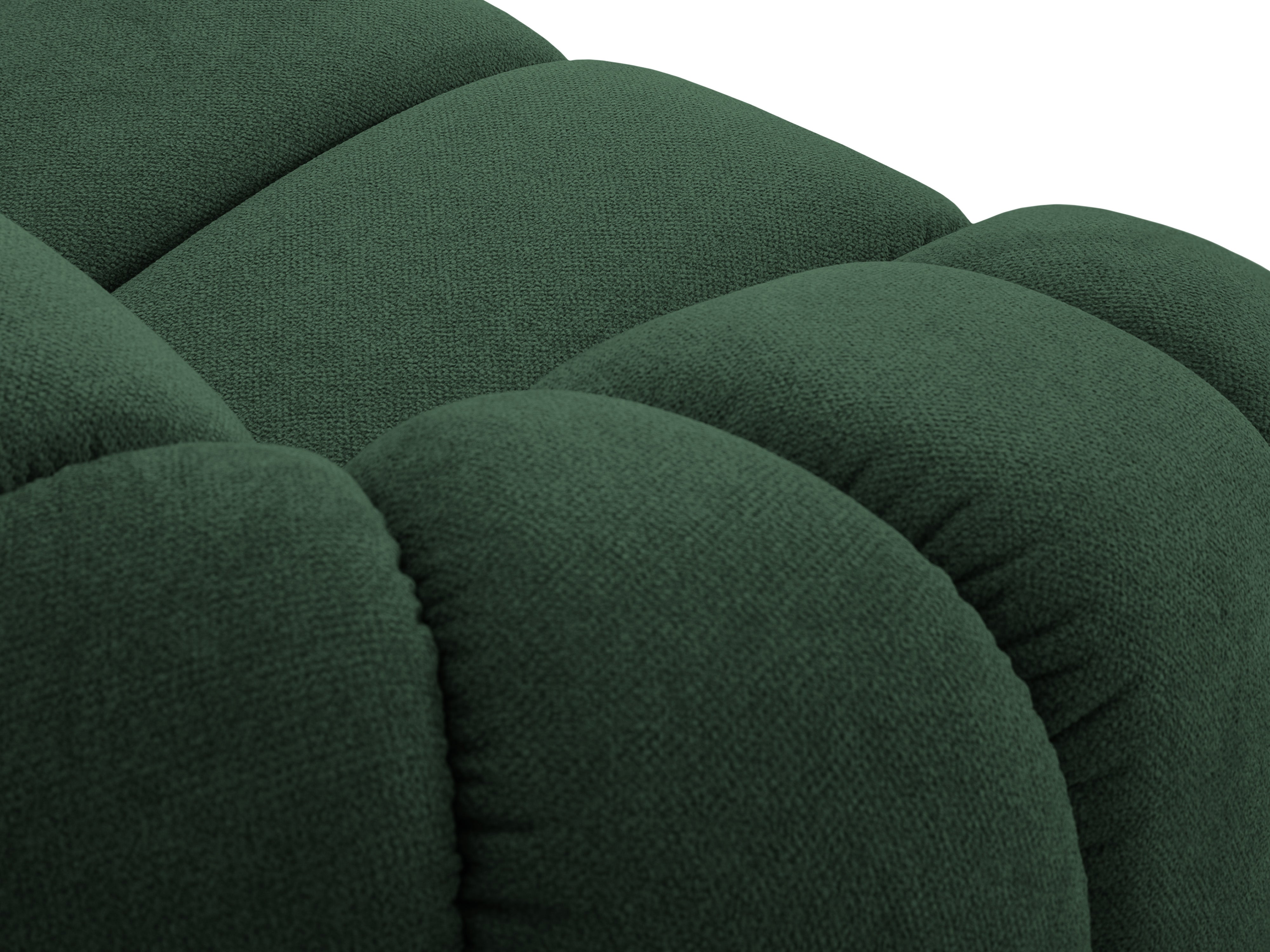 Sofa 2,5-sitzige DIANA dunkelgrüner Chenille