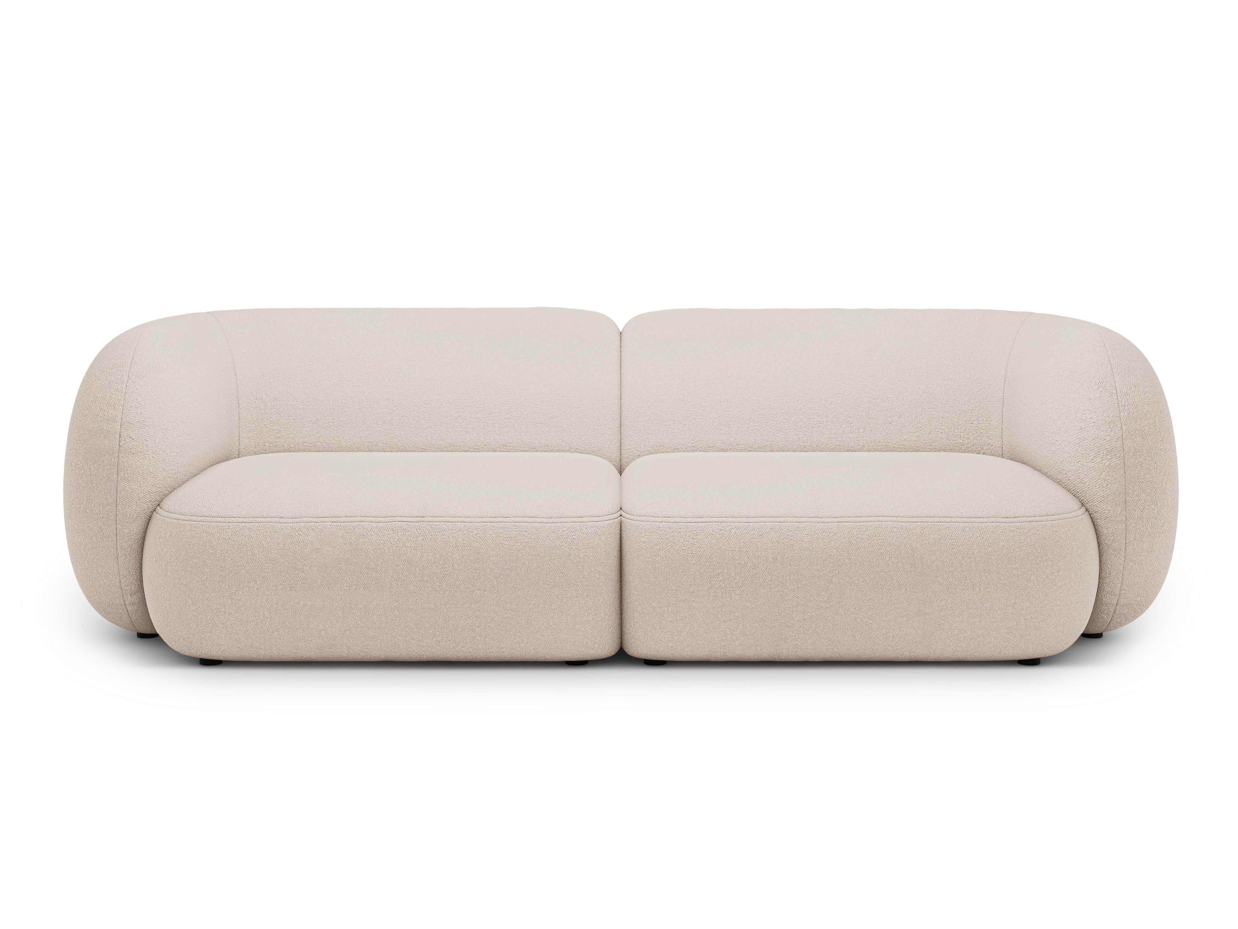 Sofa für 4 Personen KATE beige Boucle