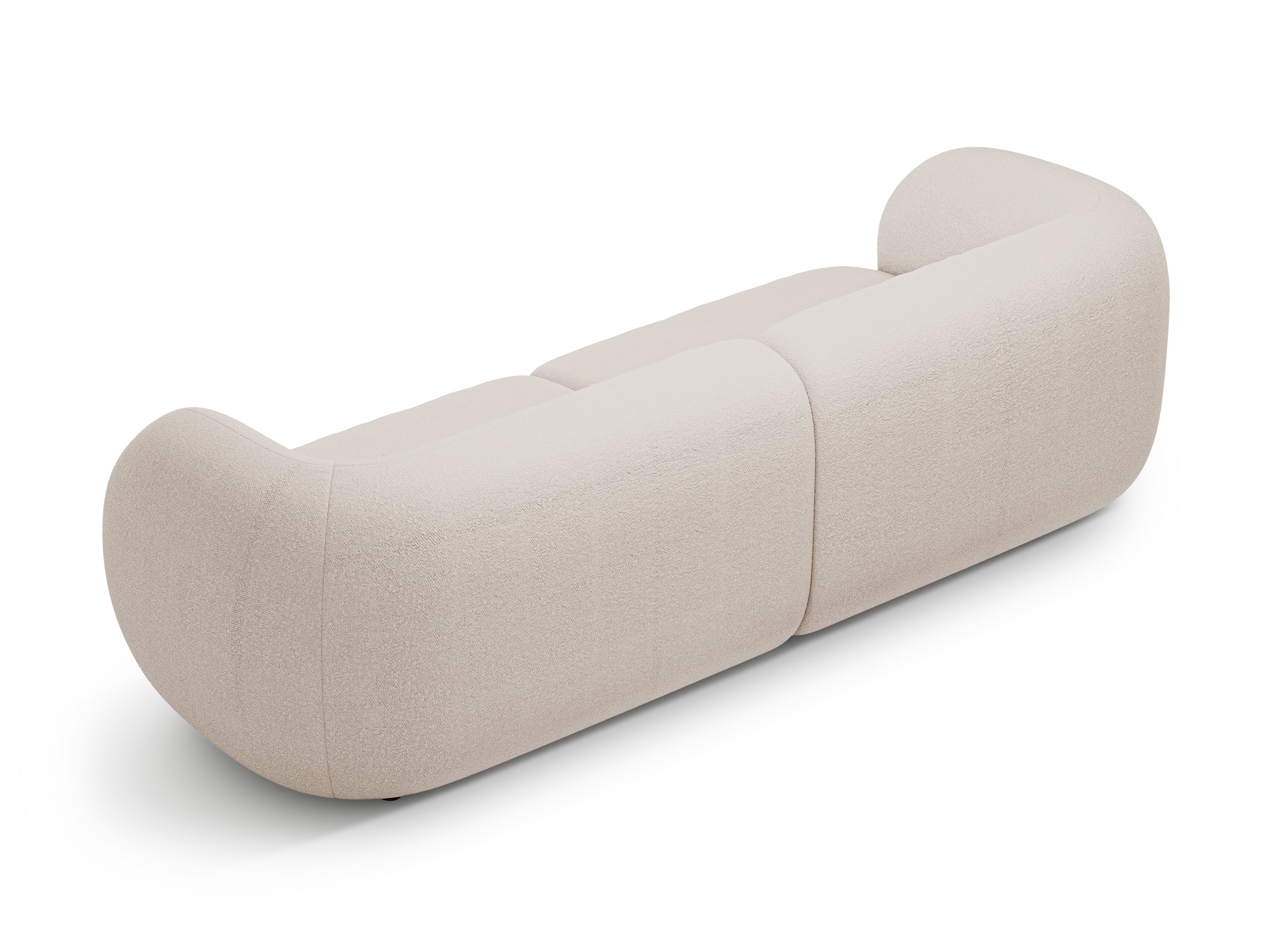 Sofa für 4 Personen KATE beige Boucle