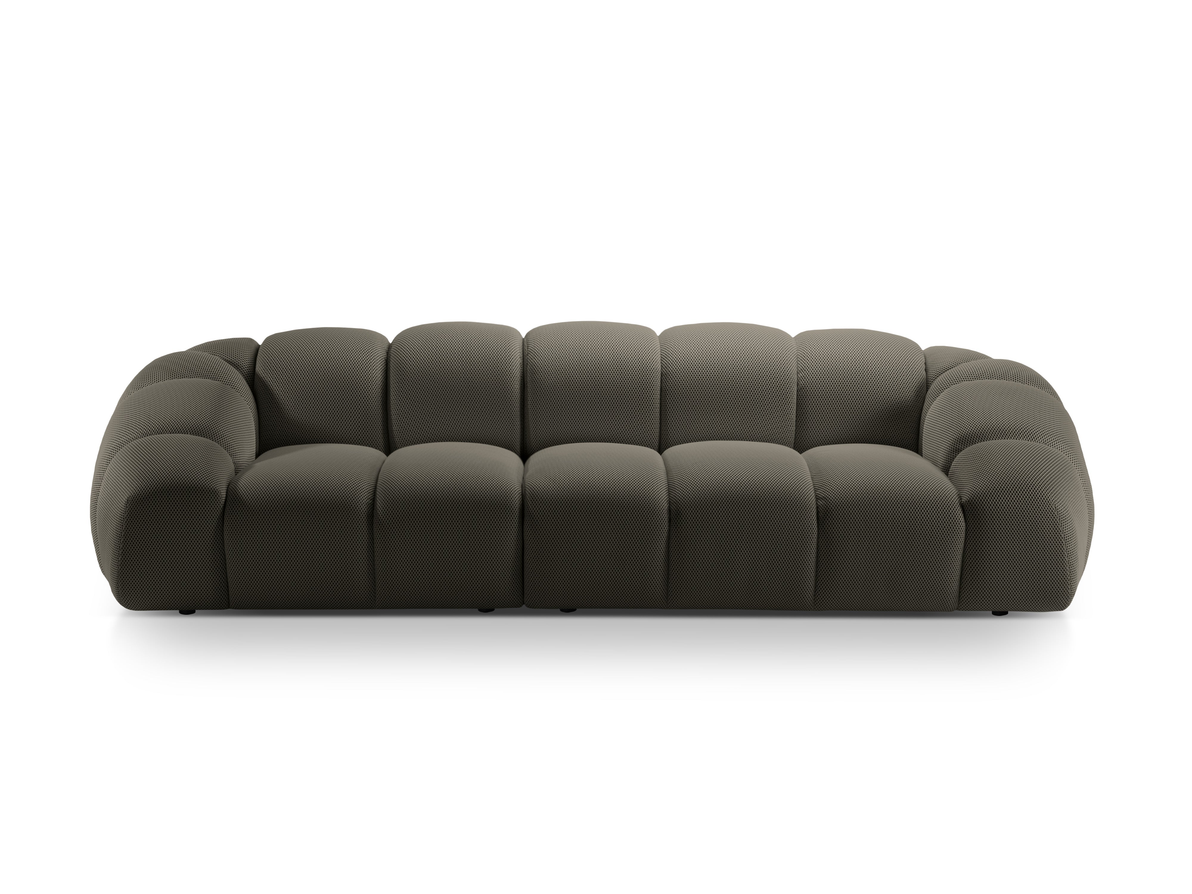 Sofa für 4 Personen DIANA stahlfarben