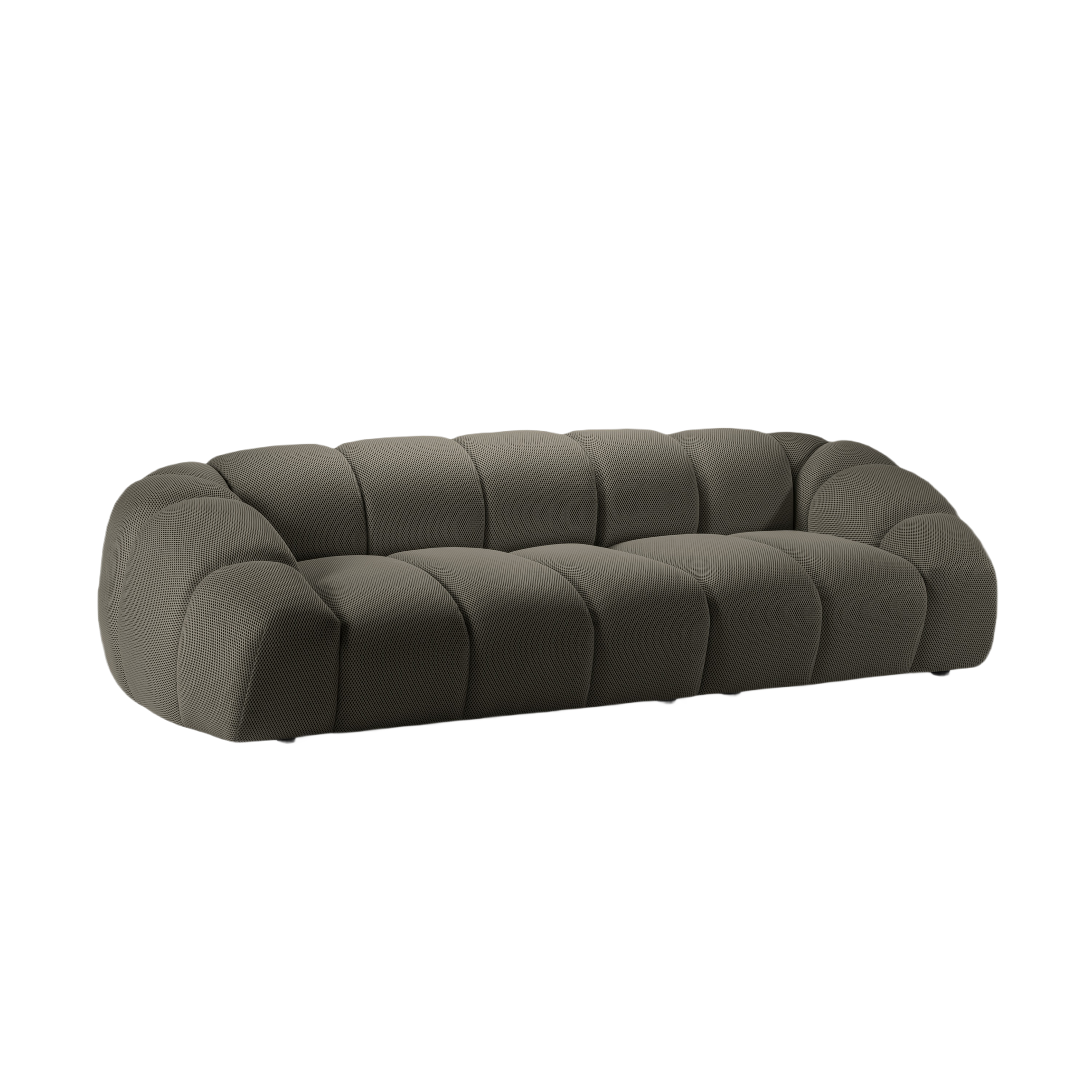 Sofa für 4 Personen DIANA stahlfarben