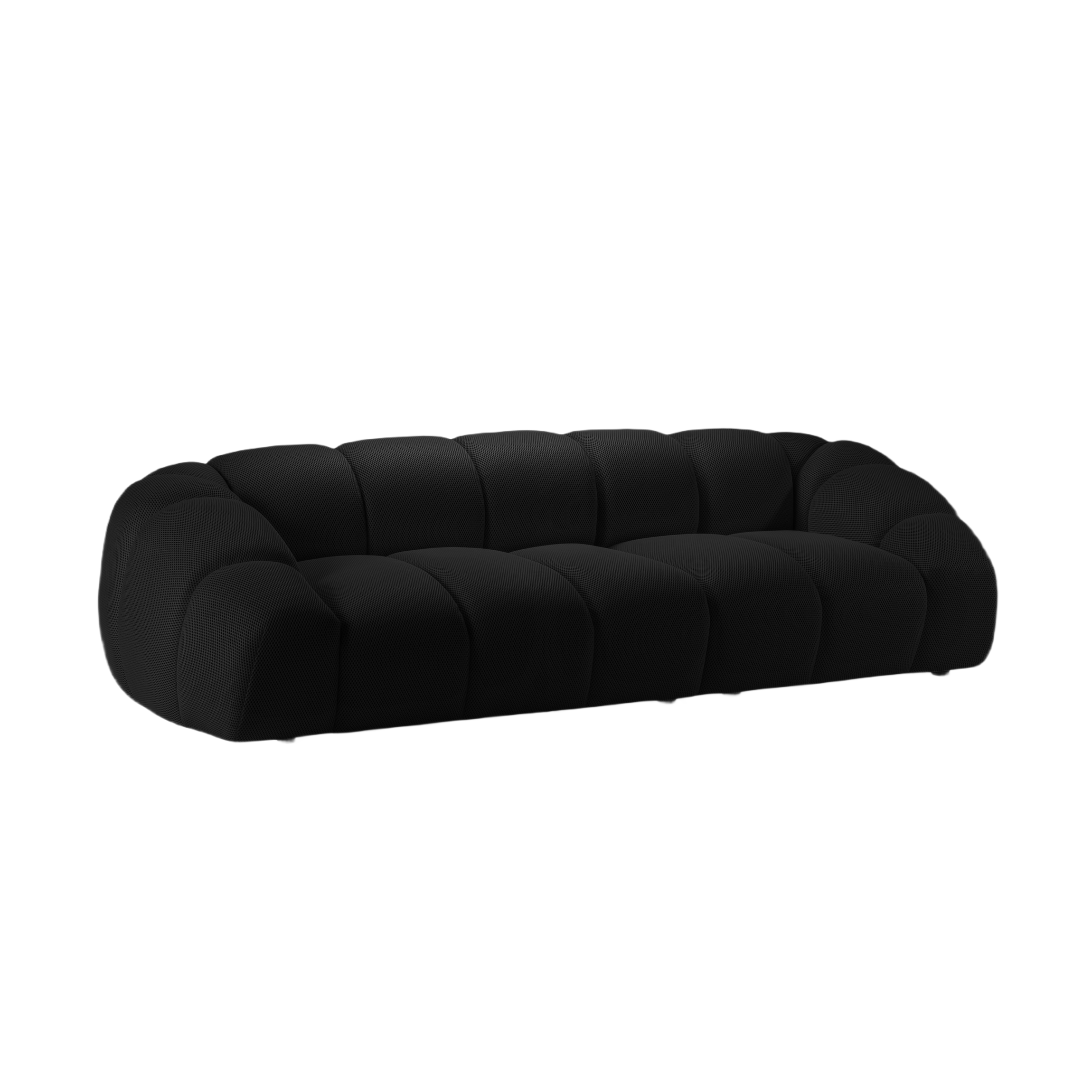 Sofa für 4 Personen DIANA schwarz