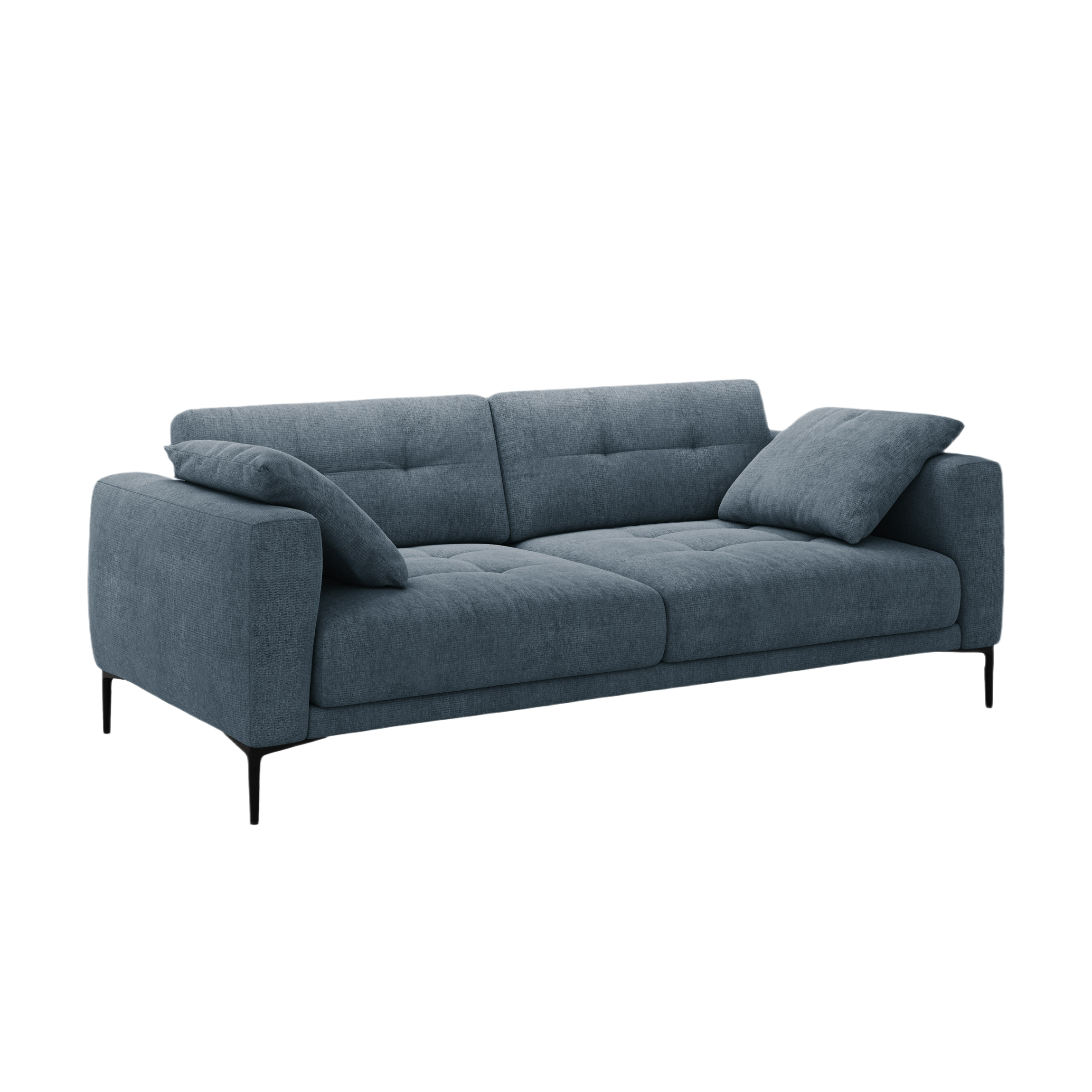 Sofa 4-osobowa BEMY dunkelblauer Chenille