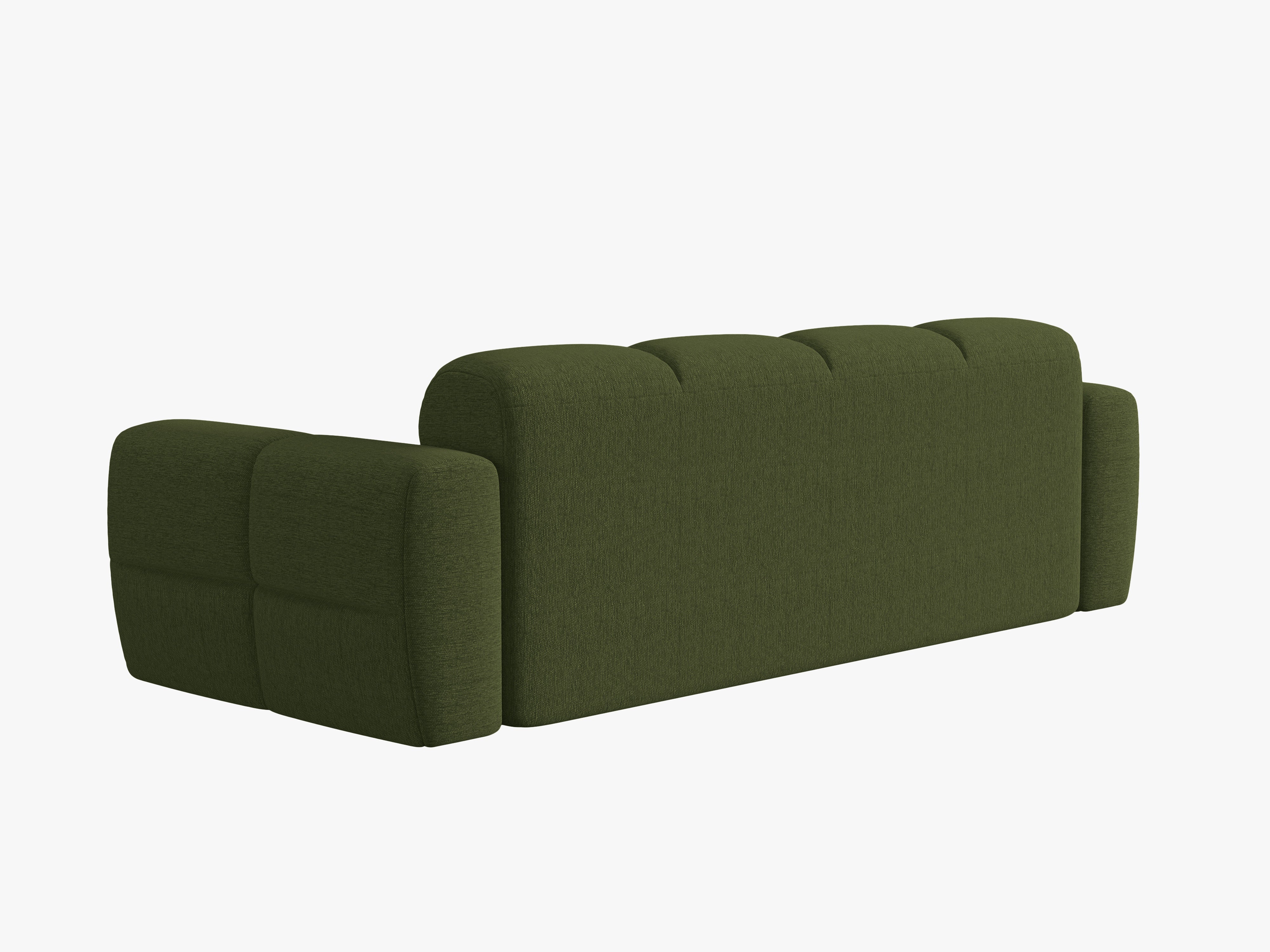 4-seater sofa LISA green chenille
