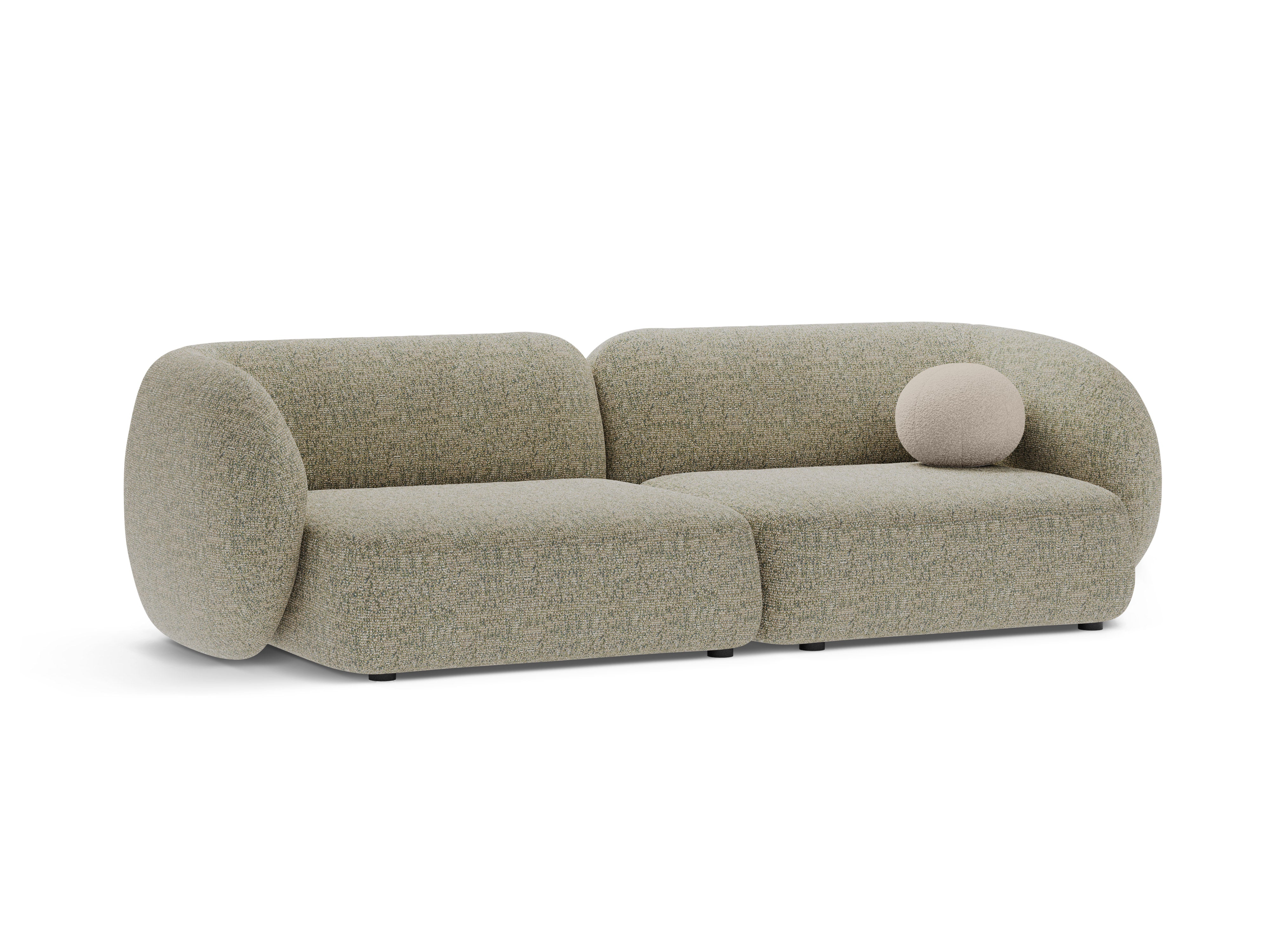 Sofa 4-osobowa KATE jasnozielony melanż – Micadoni