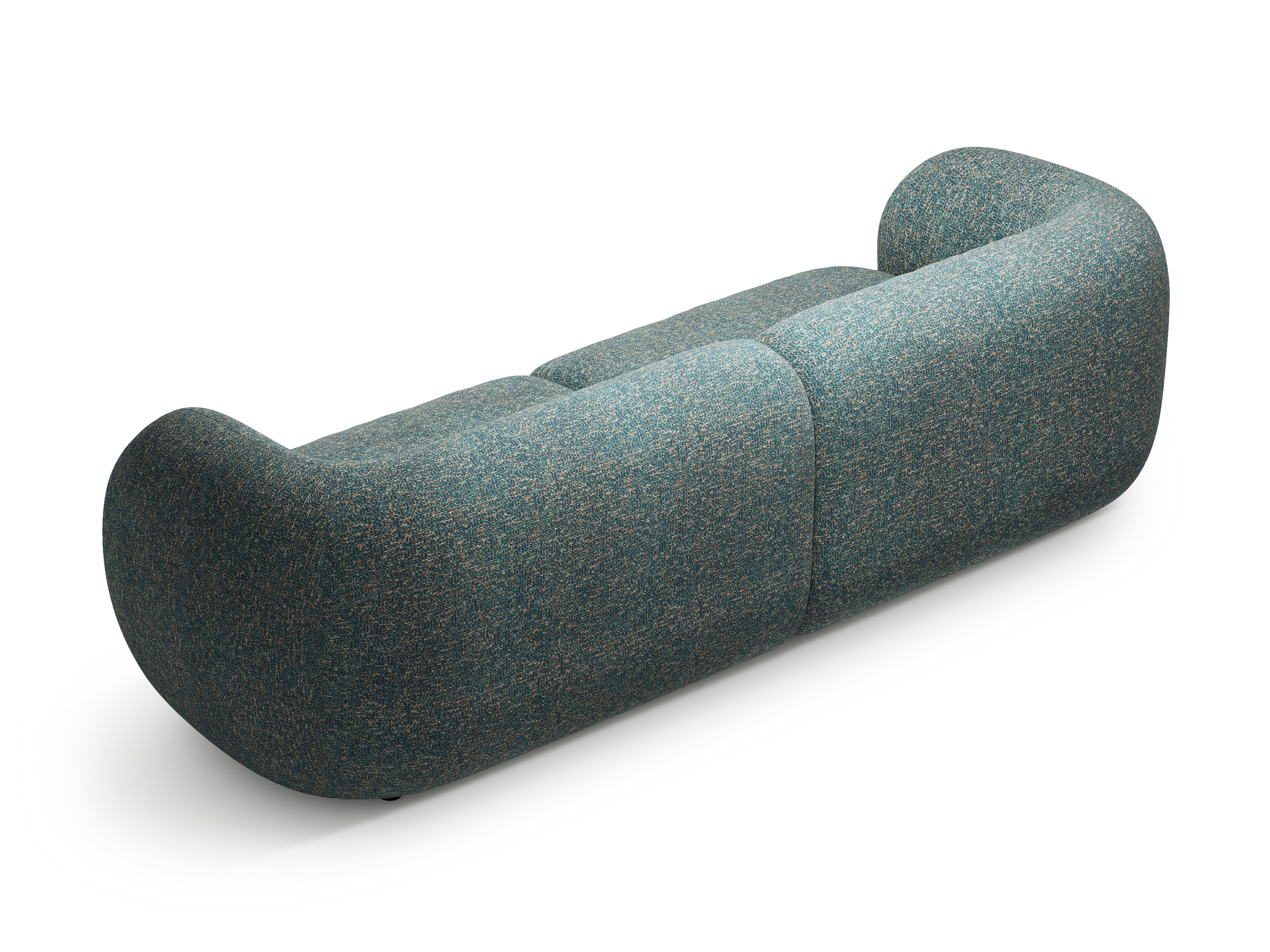 Sofa für 4 Personen KATE blauer Melange