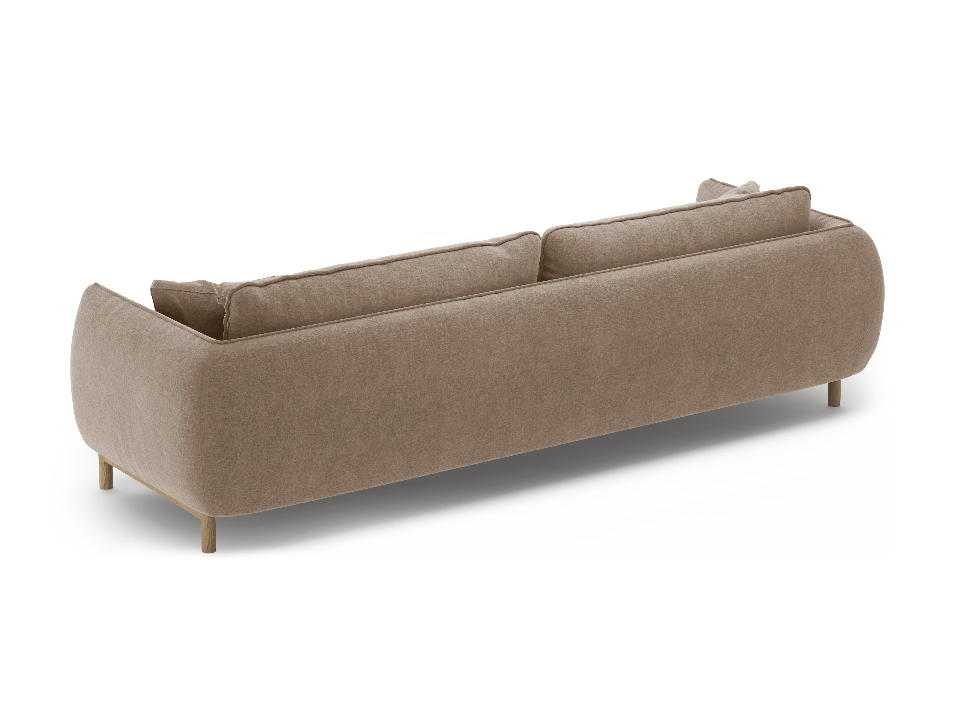 4-seater ADA sofa in sandy chenille