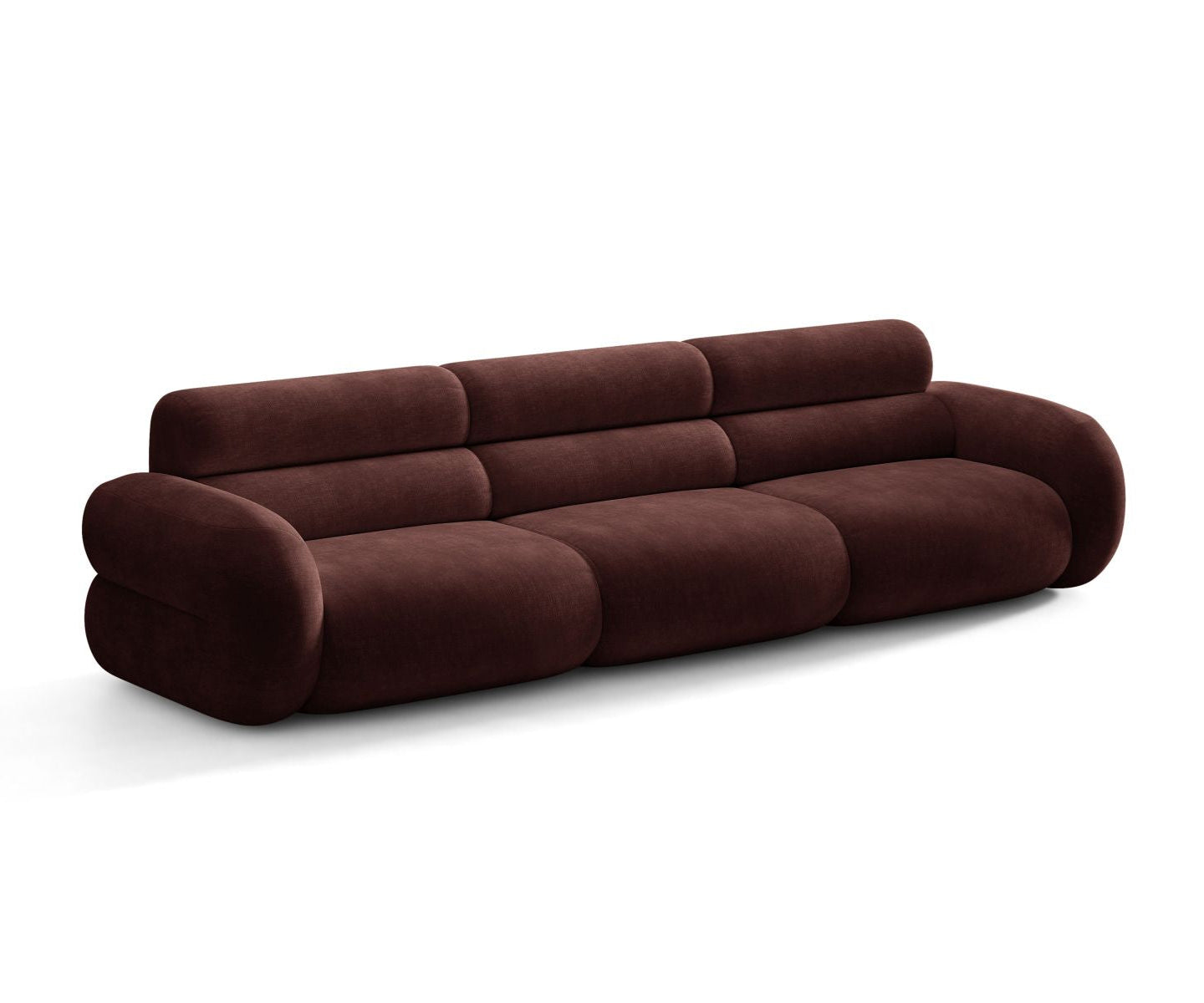 Sofa 4-osobowa NEO wiśniowy szenil