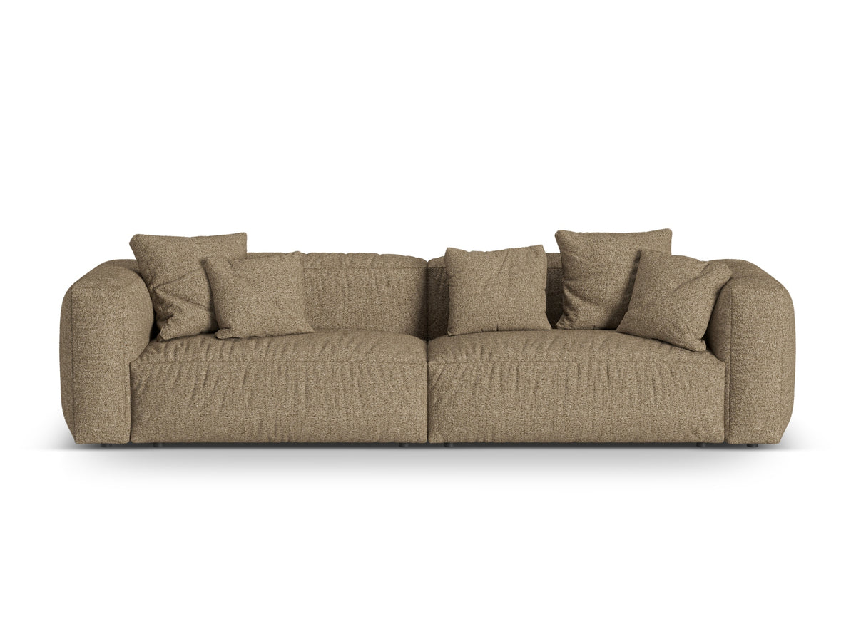 Sofa 4-osobowa MARTINA cappuccino boucle – Micadoni