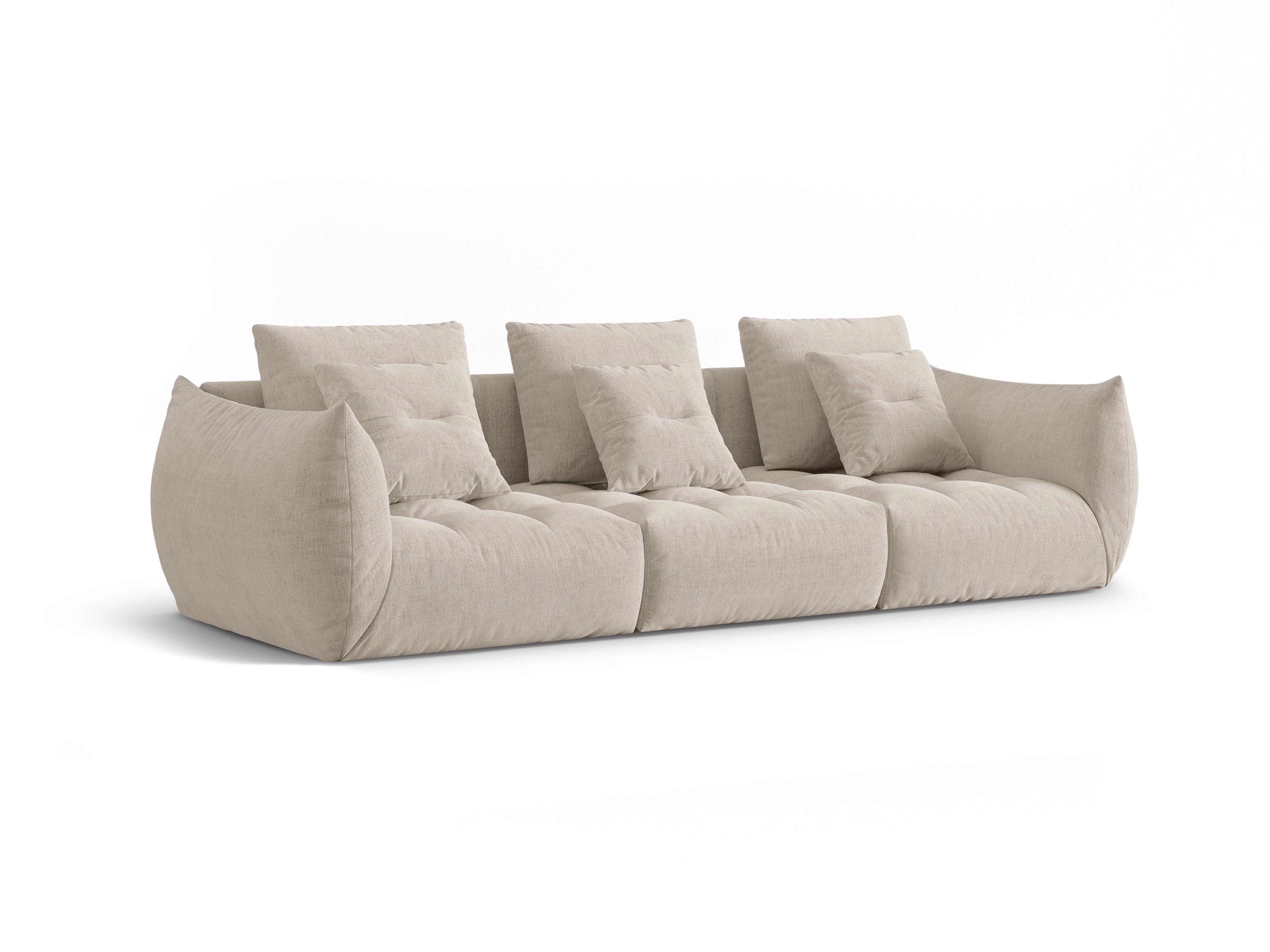 Blüte 4-Personen-Sofa Beige
