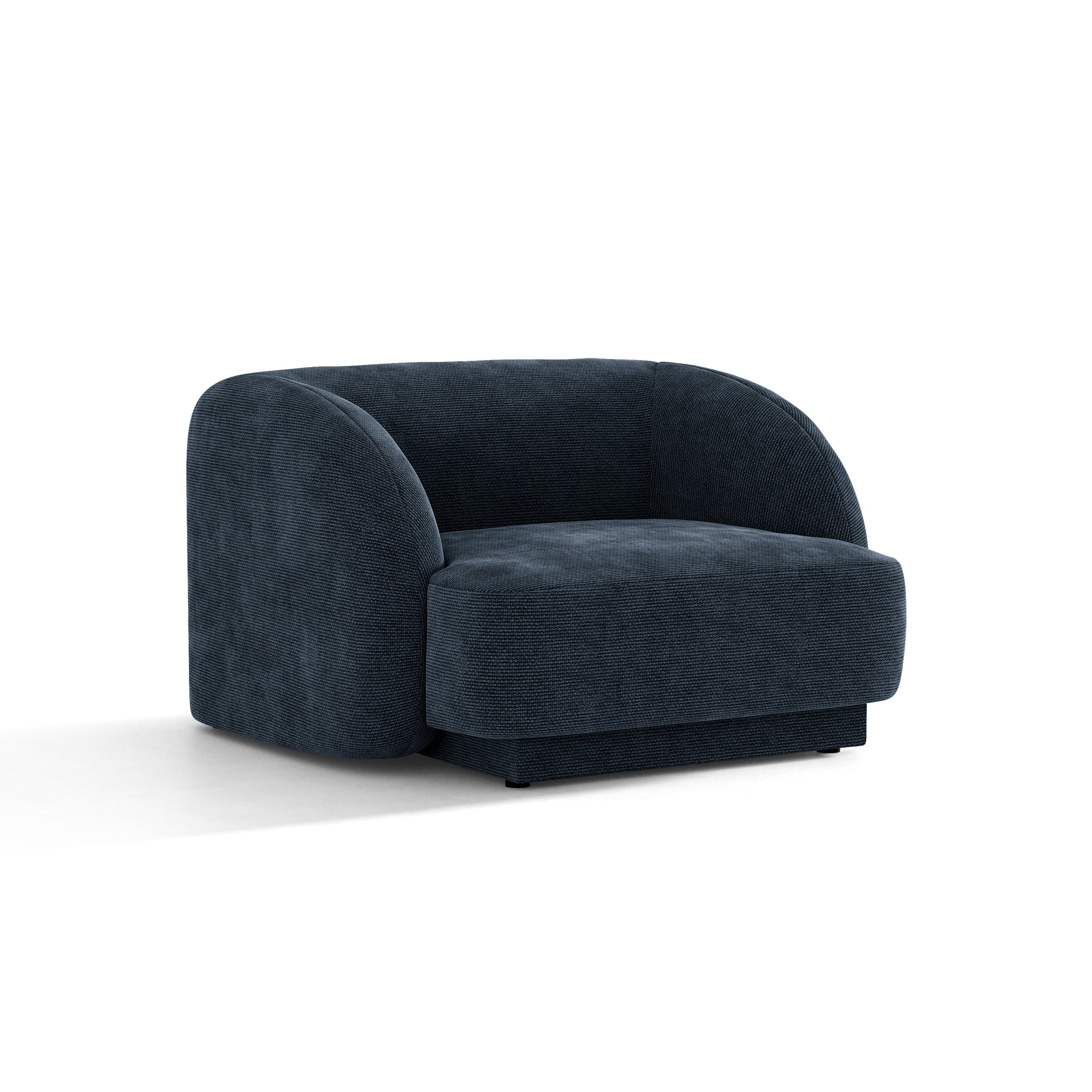 Sessel MILEY granatblau samtig