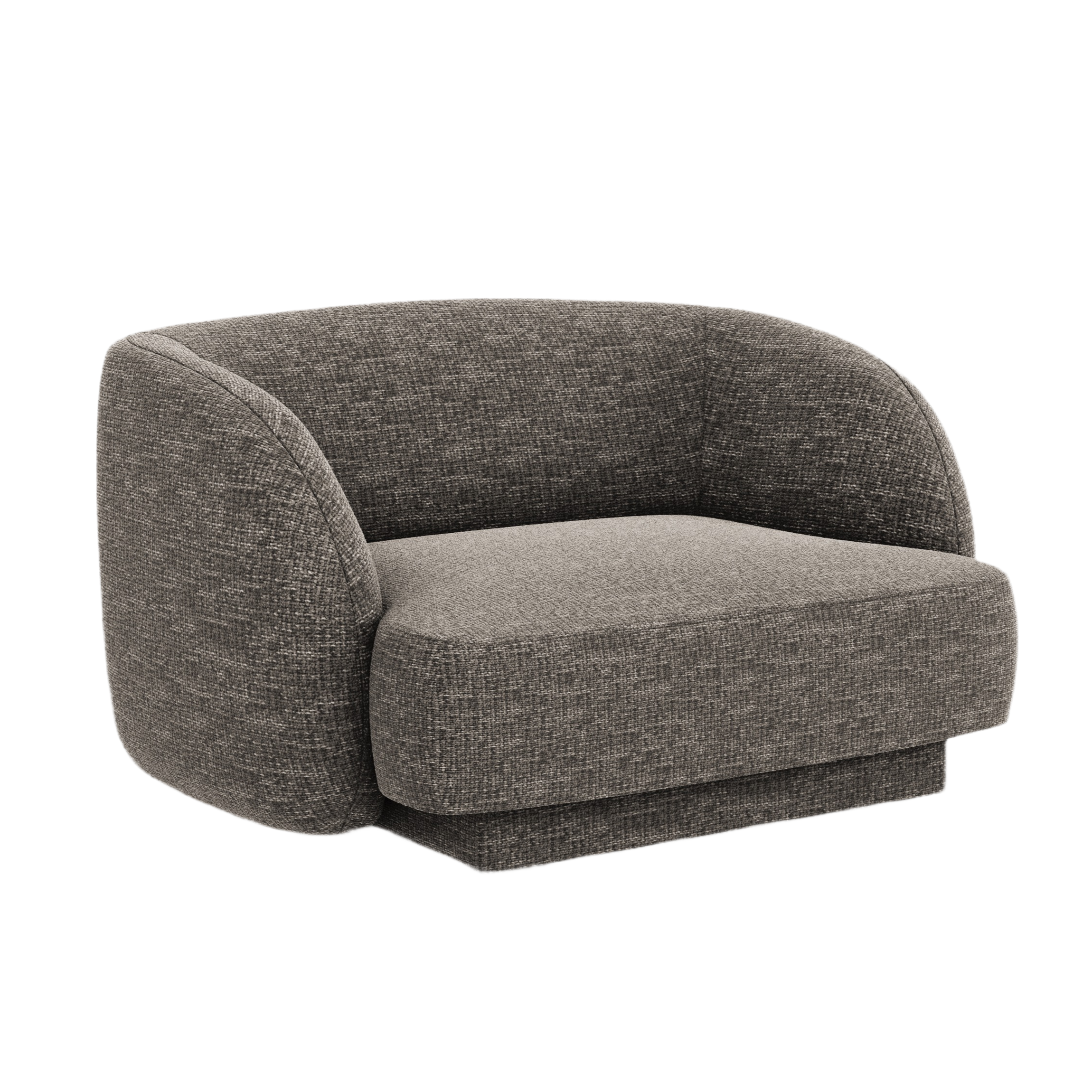 Armchair in the Miley Gray SZNILE fabric