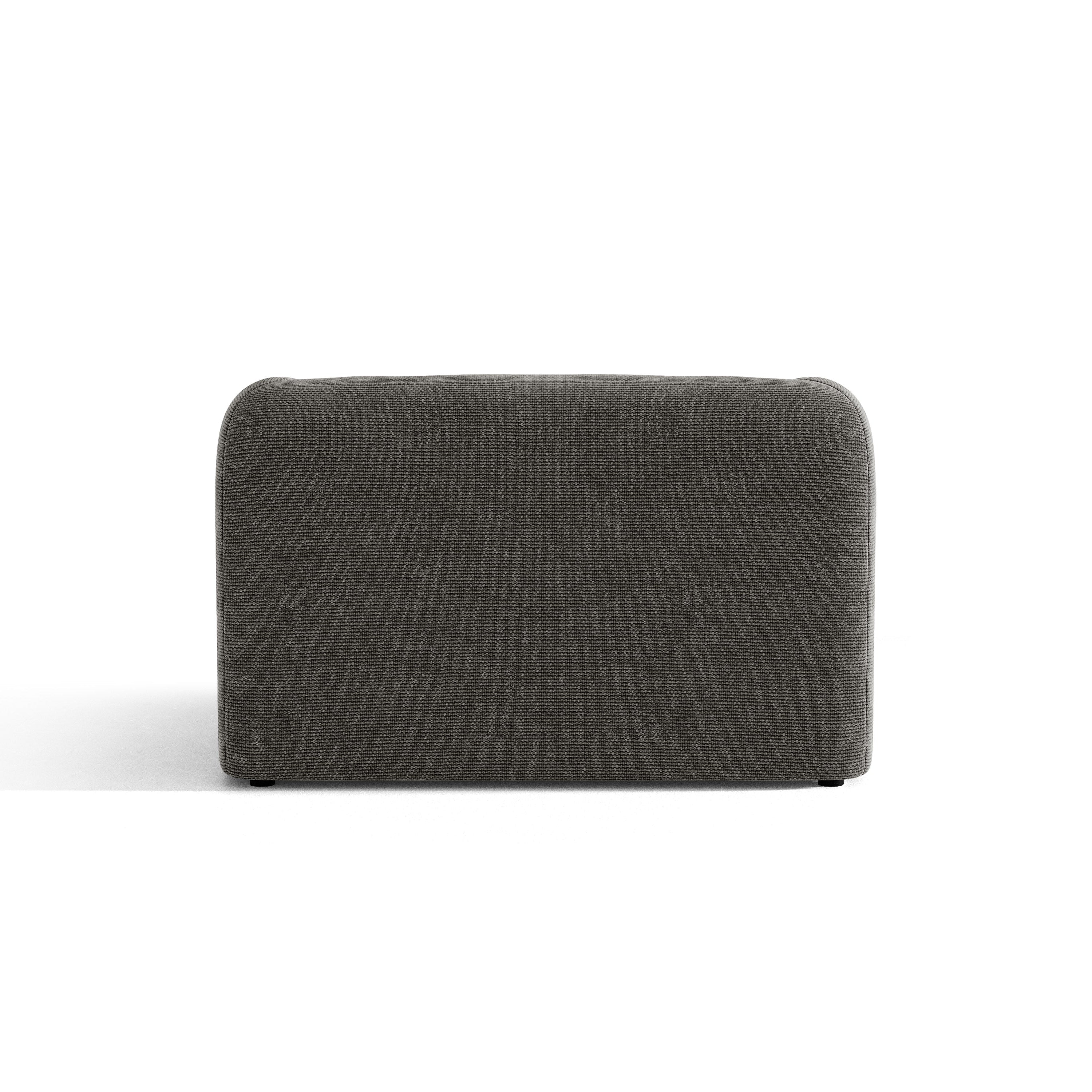 Sessel MILEY graues Chenille seidig