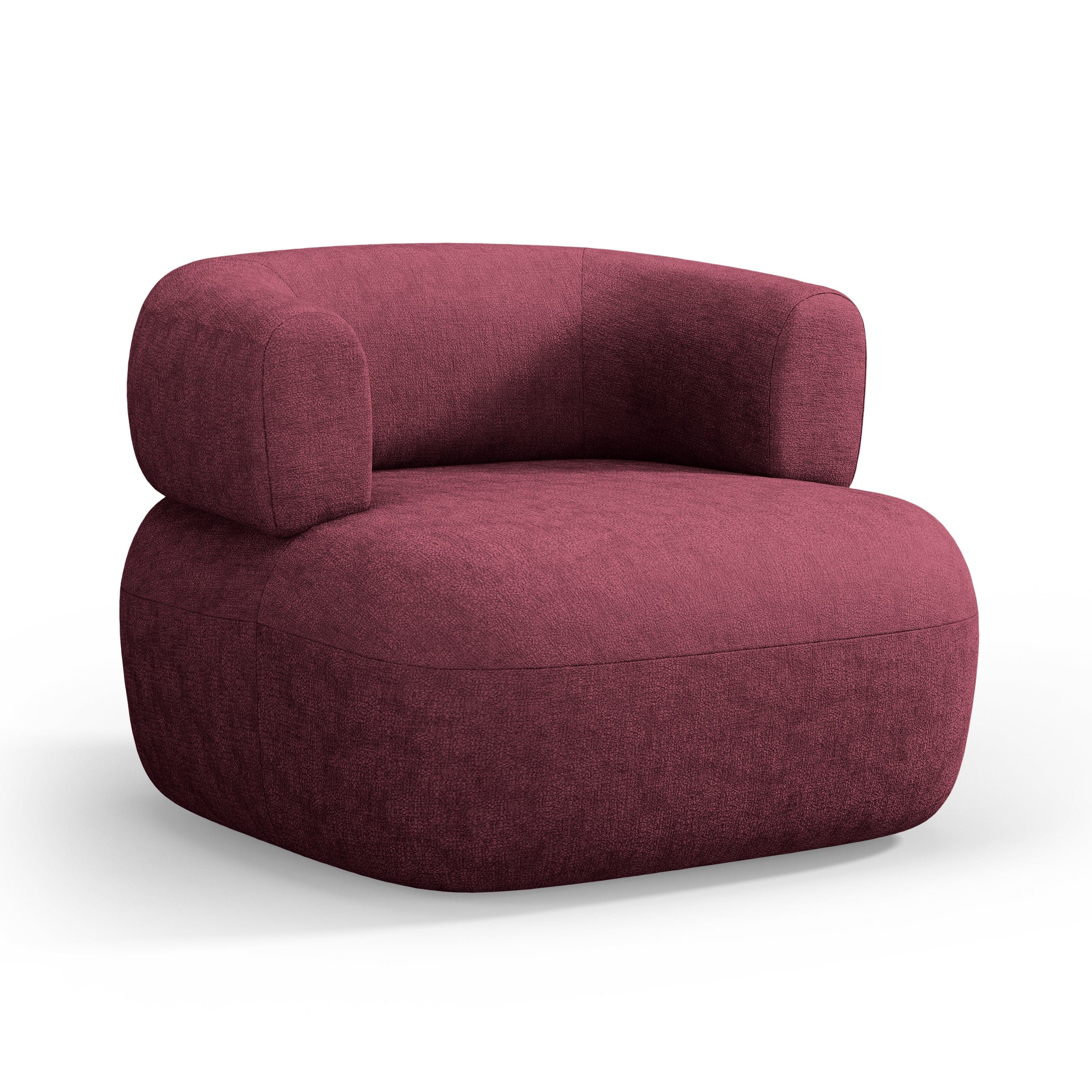 Sessel JENNY kirschrot Chenille