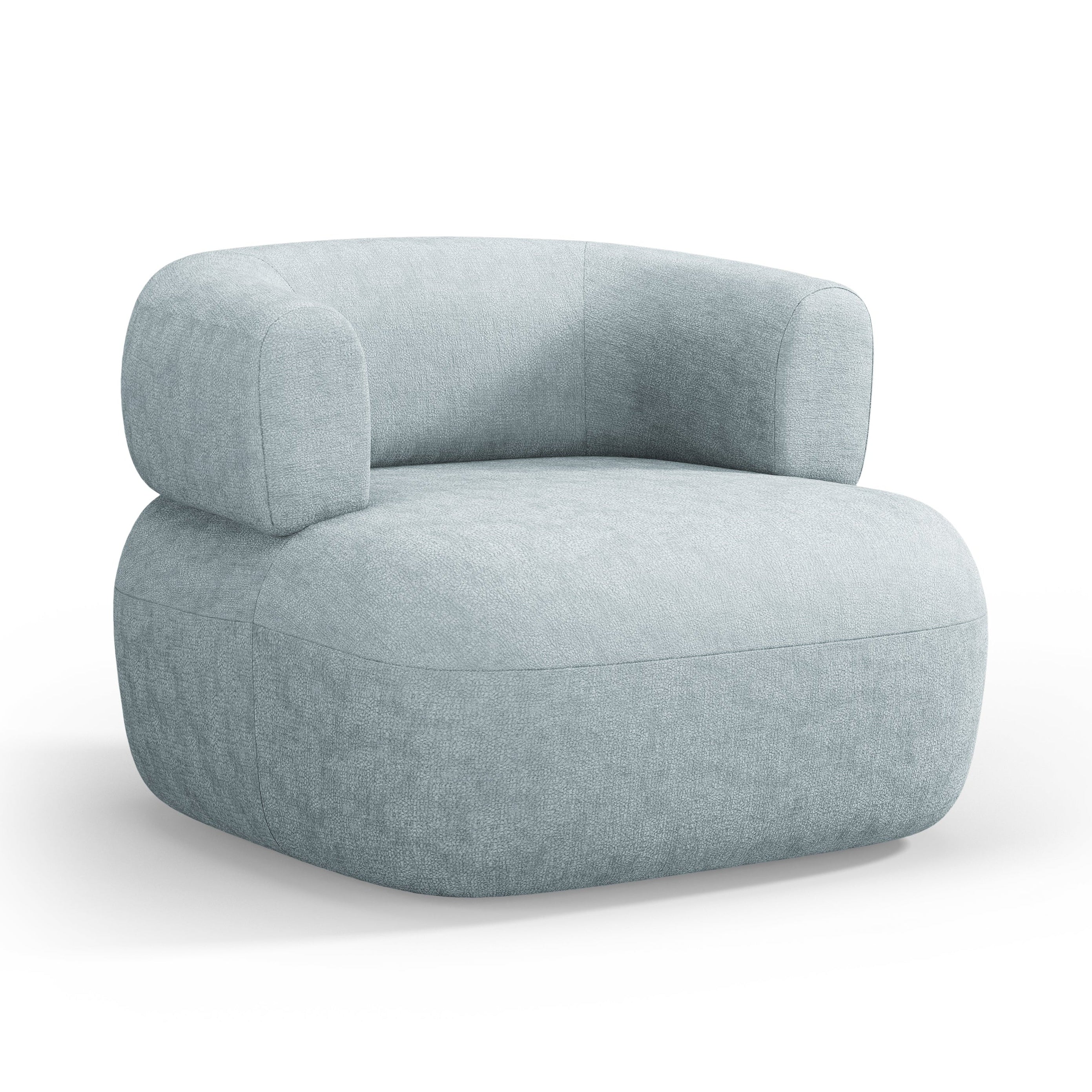 JENNY Armchair Light Blue Chenille