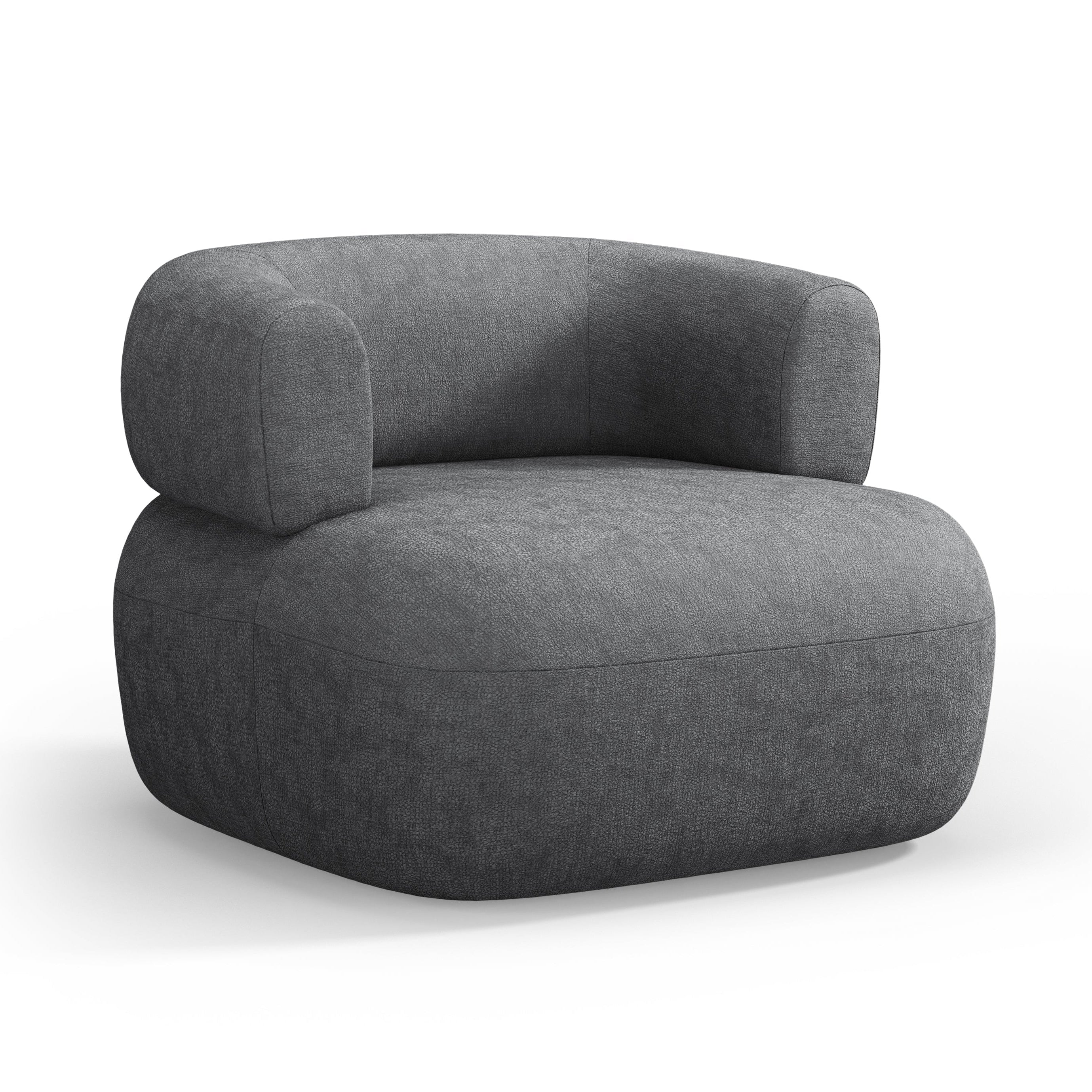 Sessel JENNY dunkelgrau Chenille