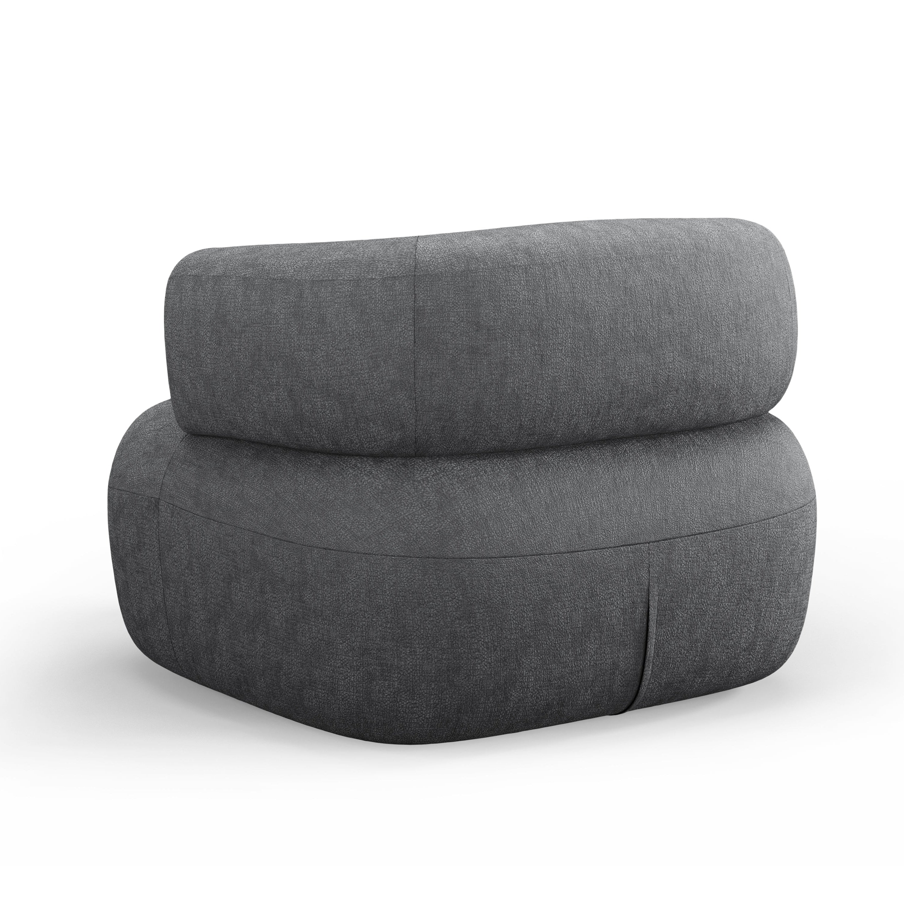 Sessel JENNY dunkelgrau Chenille