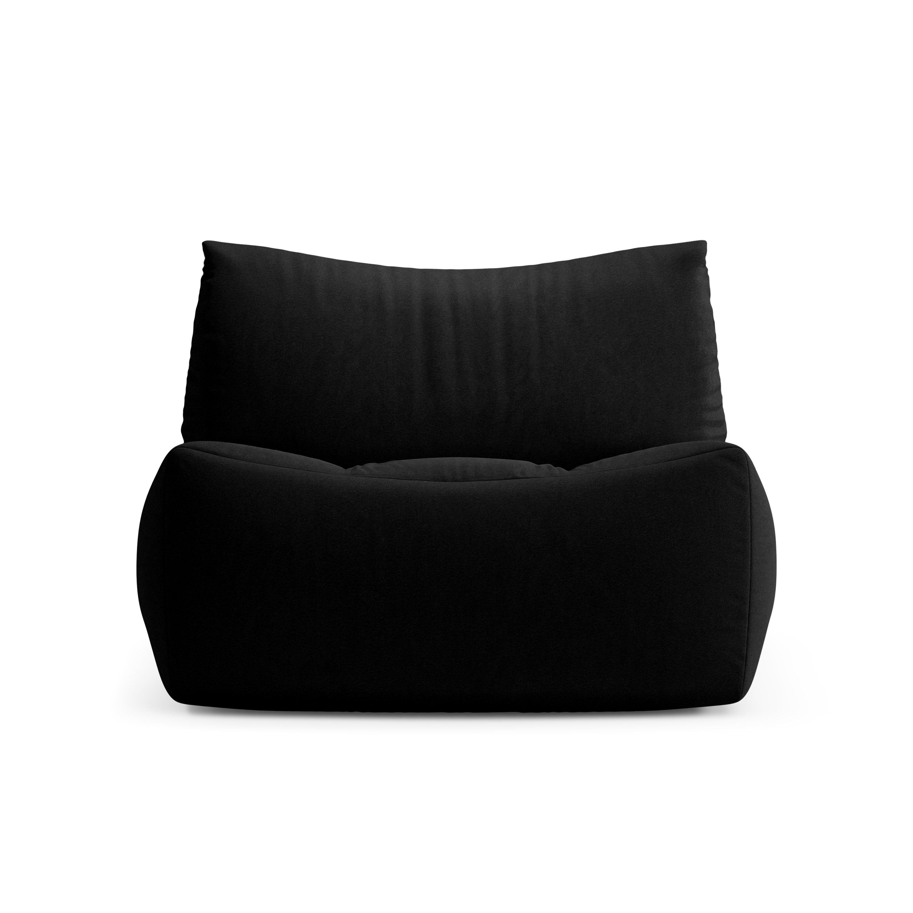 Velvet Armchair TOVE Black