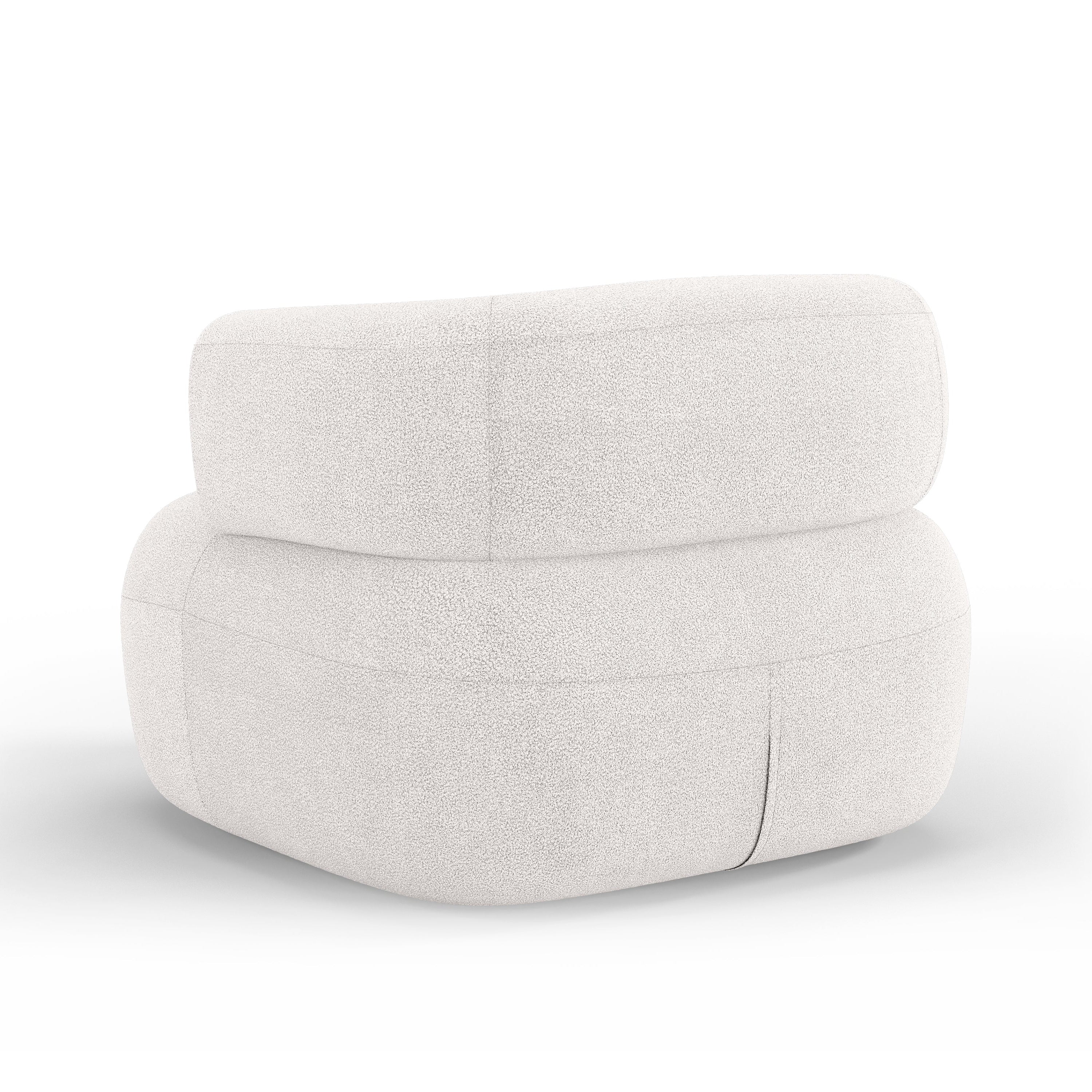 JENNY Armchair Ivory Boucle