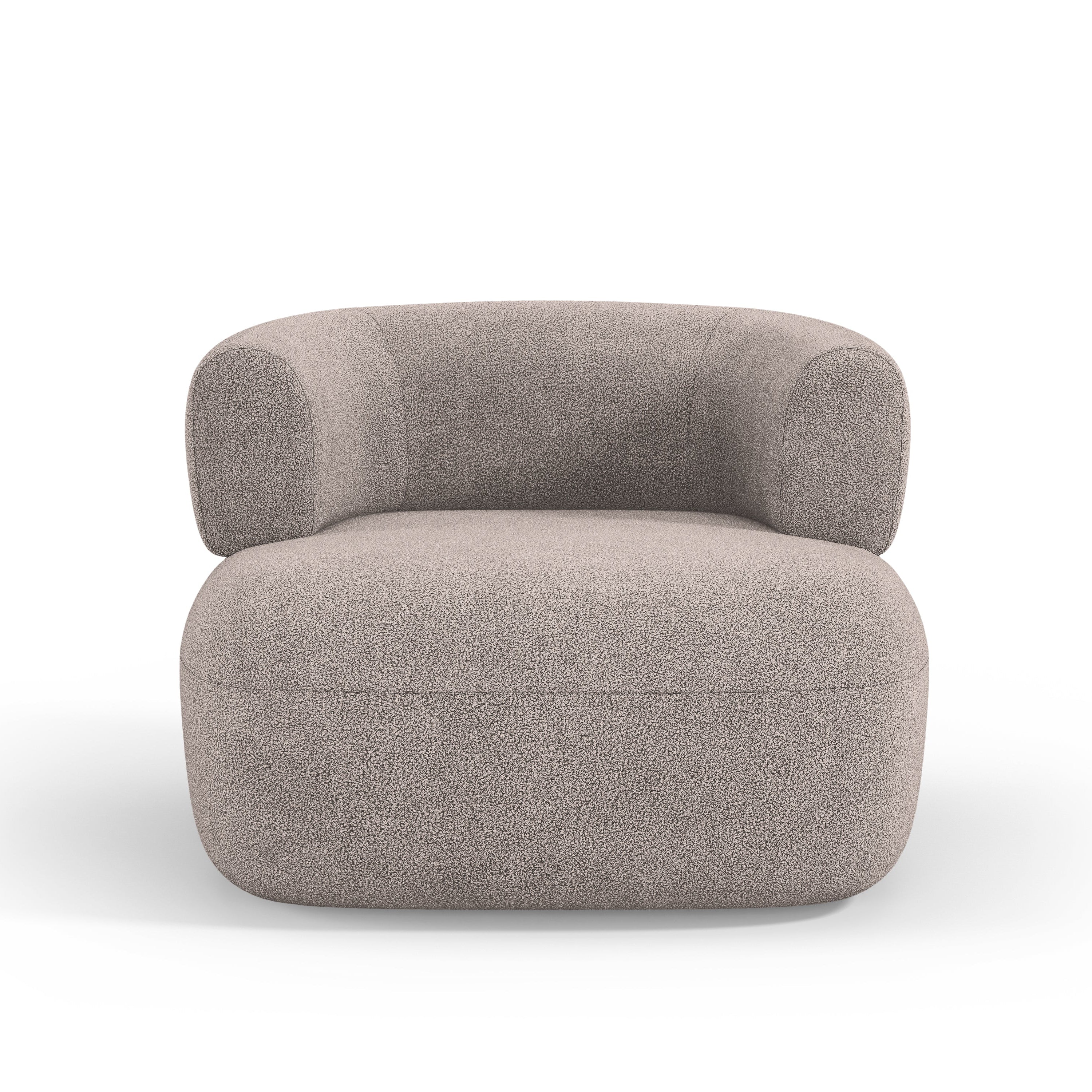Sessel JENNY hellbraun Boucle