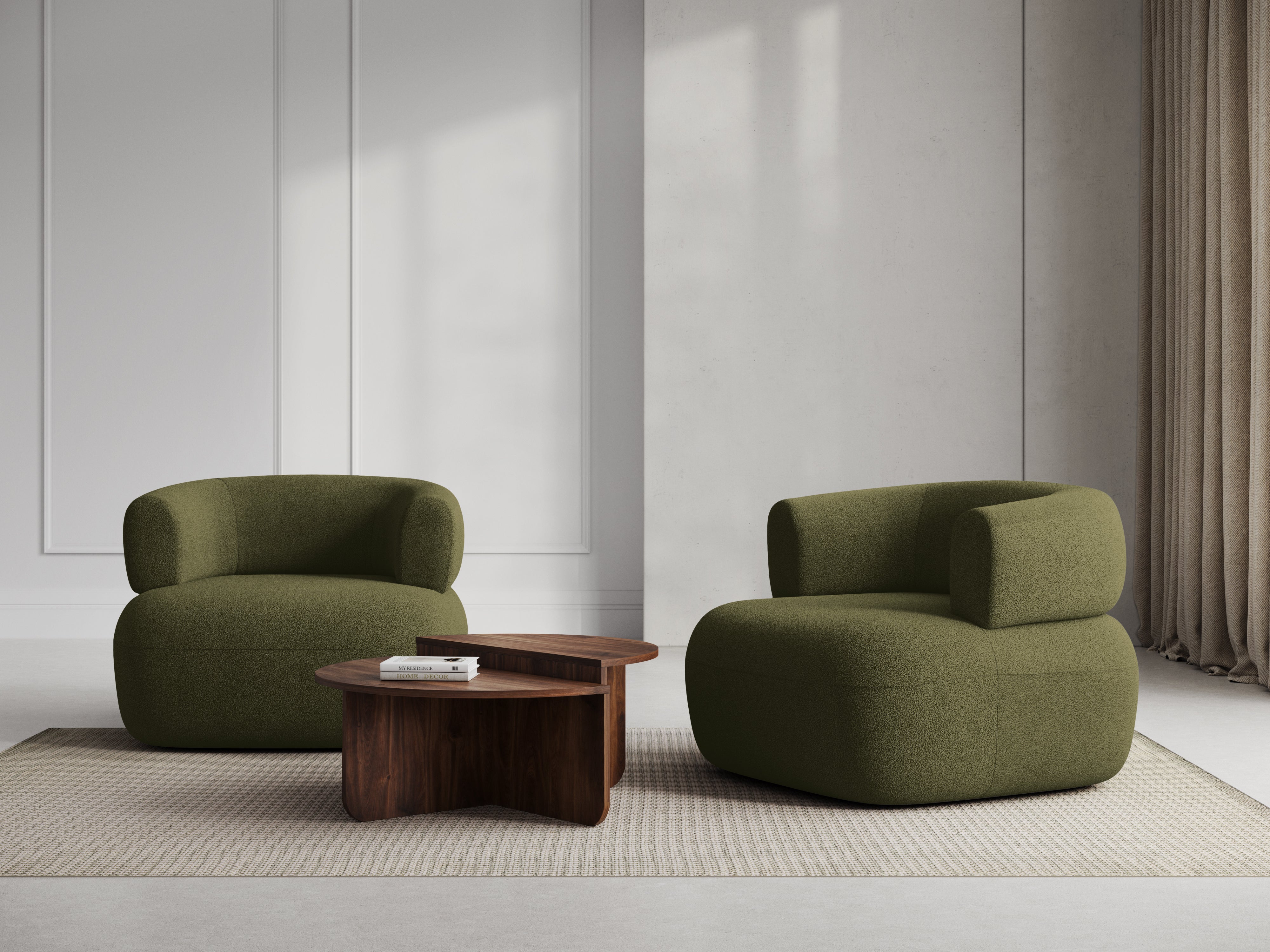 Sessel JENNY grün Boucle
