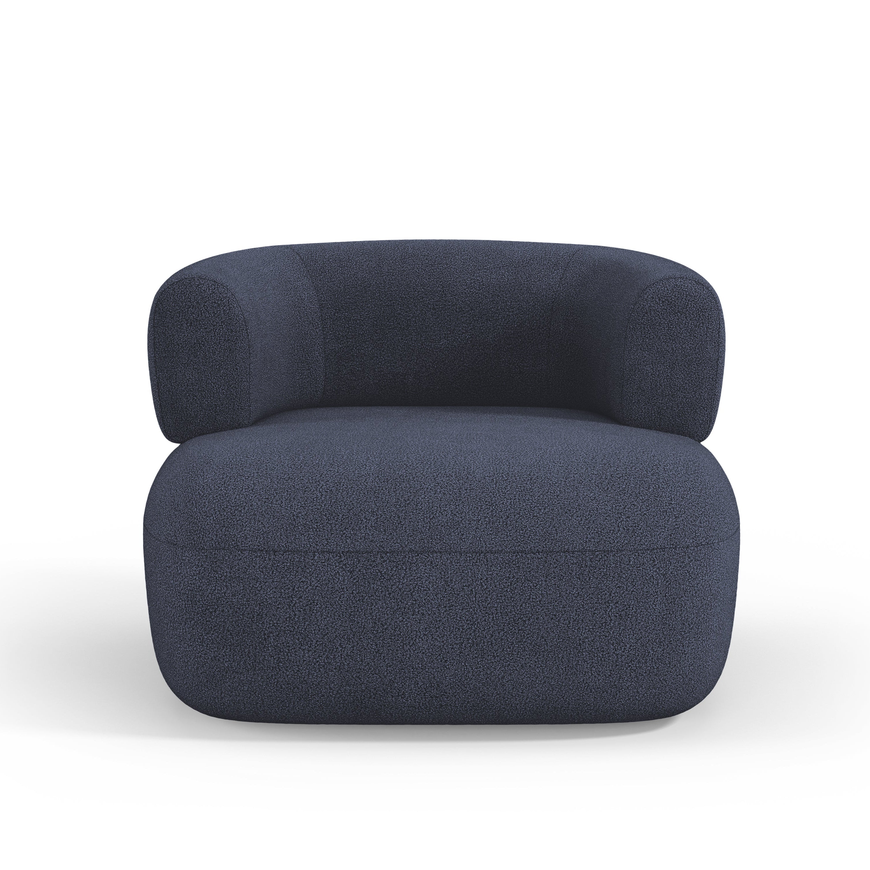 Sessel JENNY dunkelblau Boucle