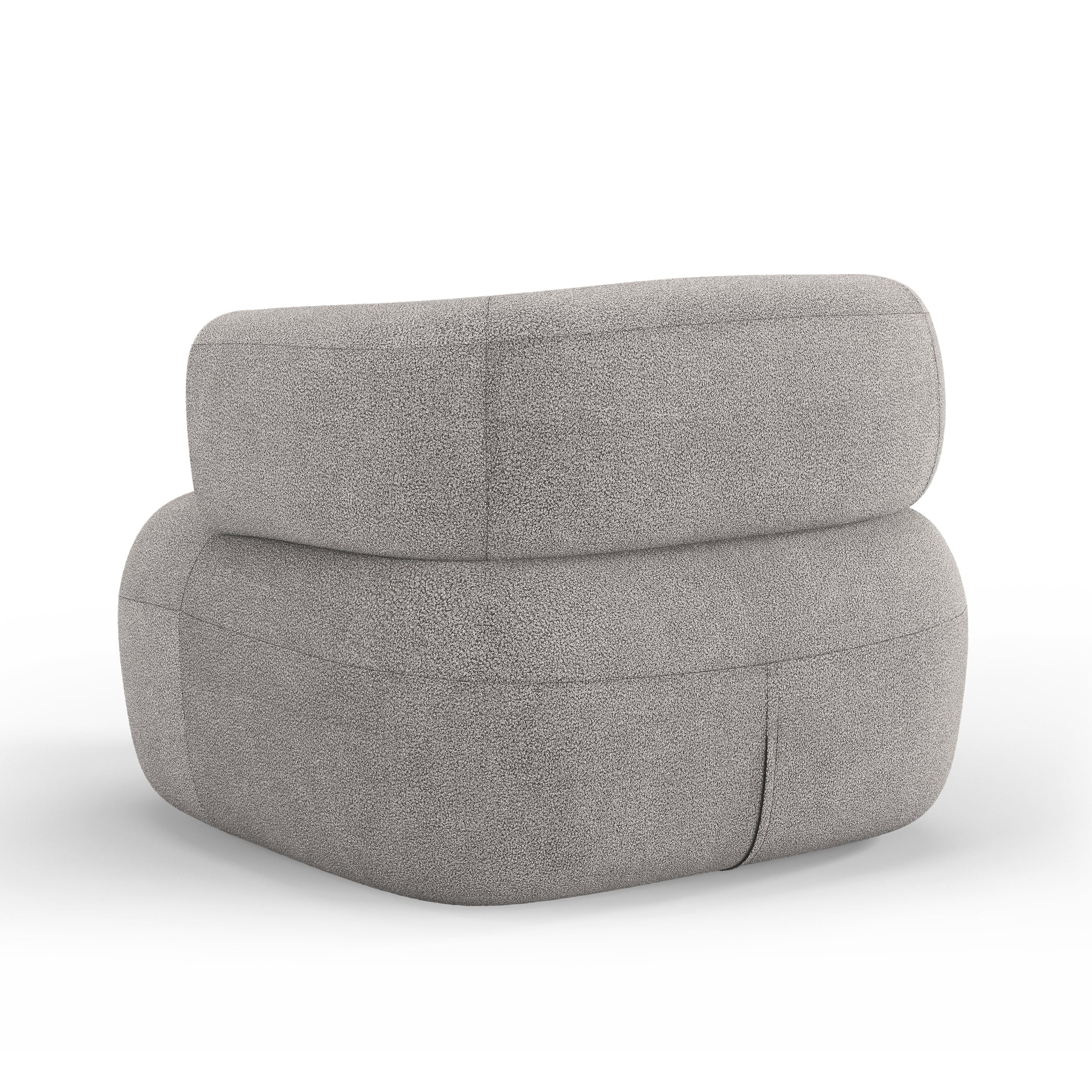 Sessel JENNY hellgrau Boucle