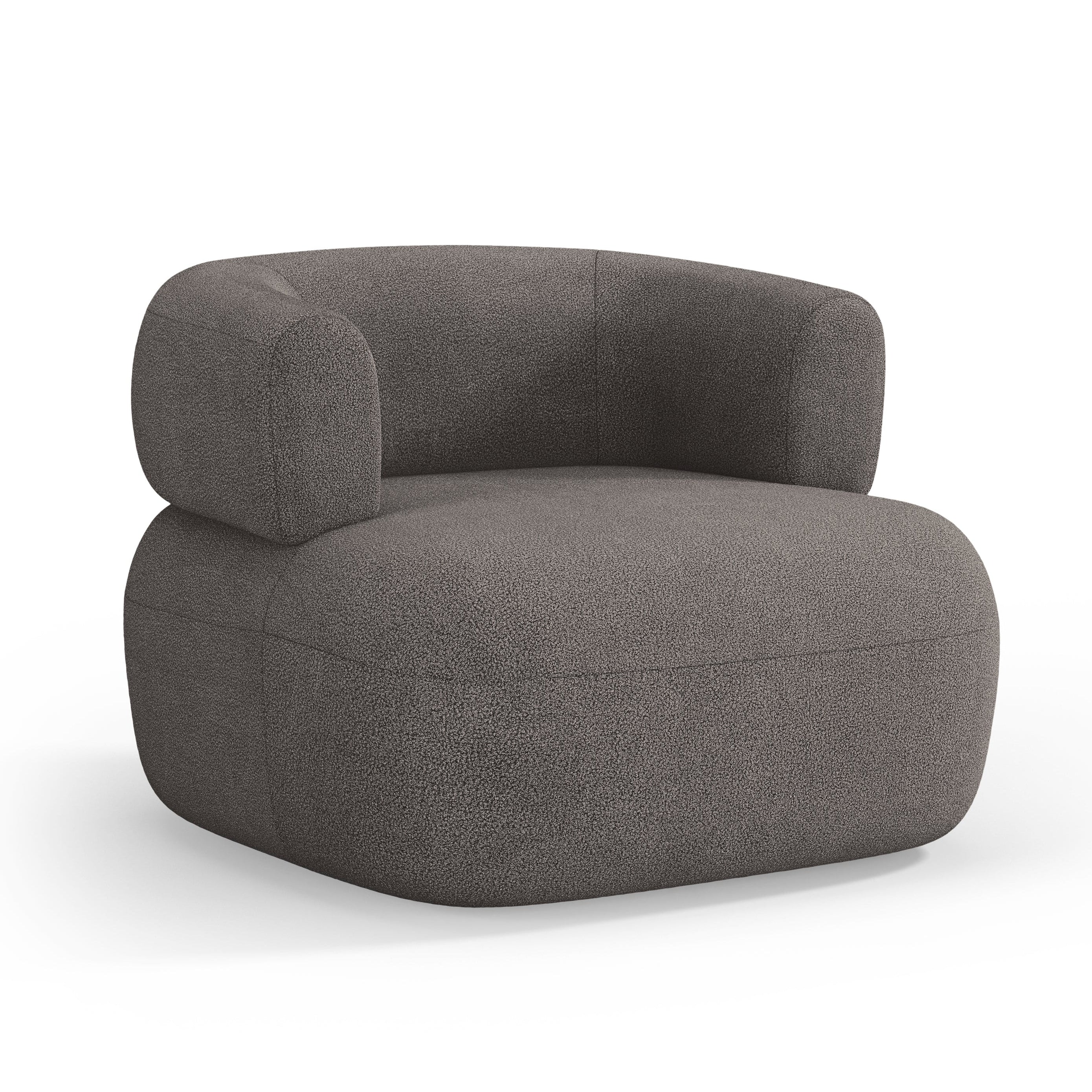 Sessel JENNY grau Boucle