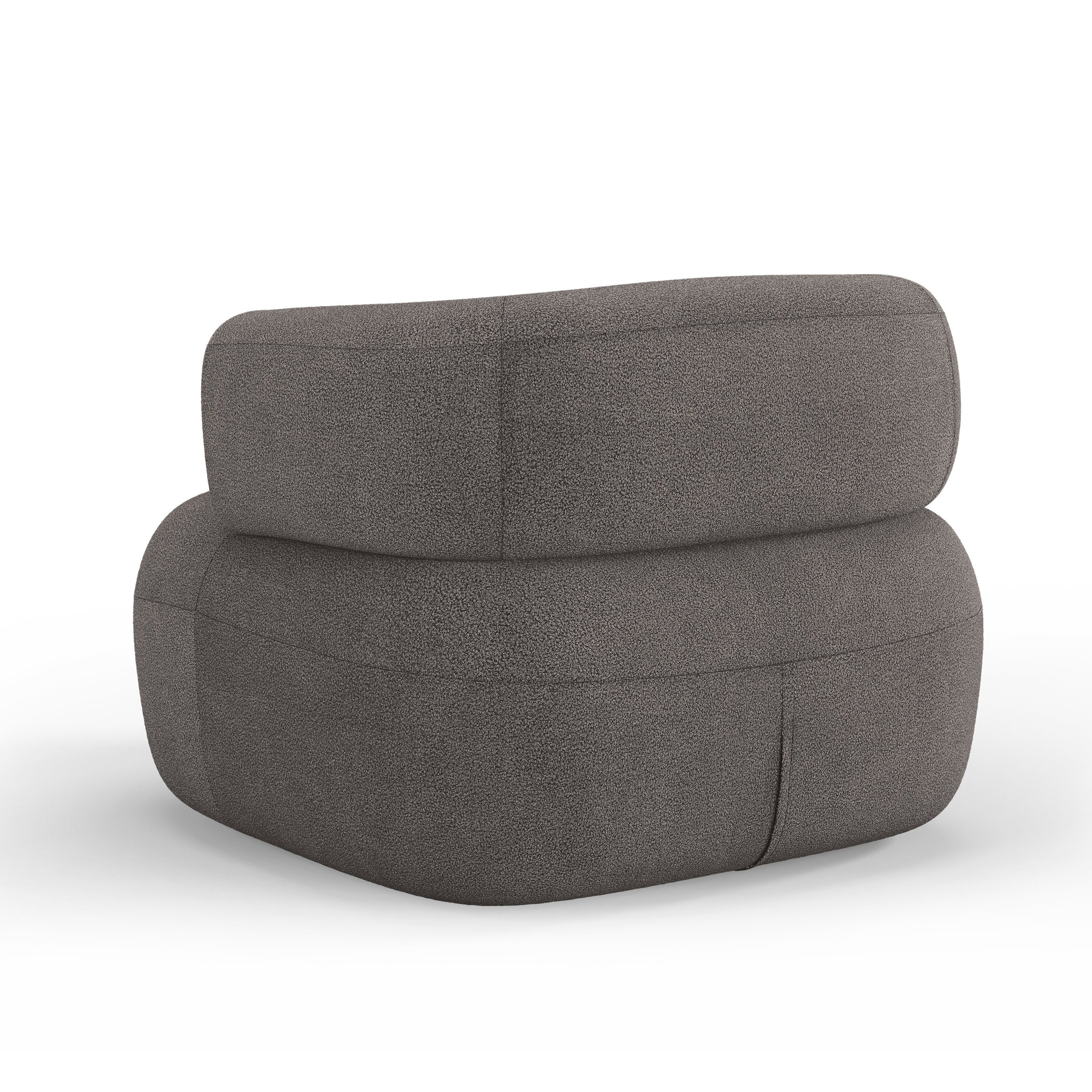 Sessel JENNY grau Boucle