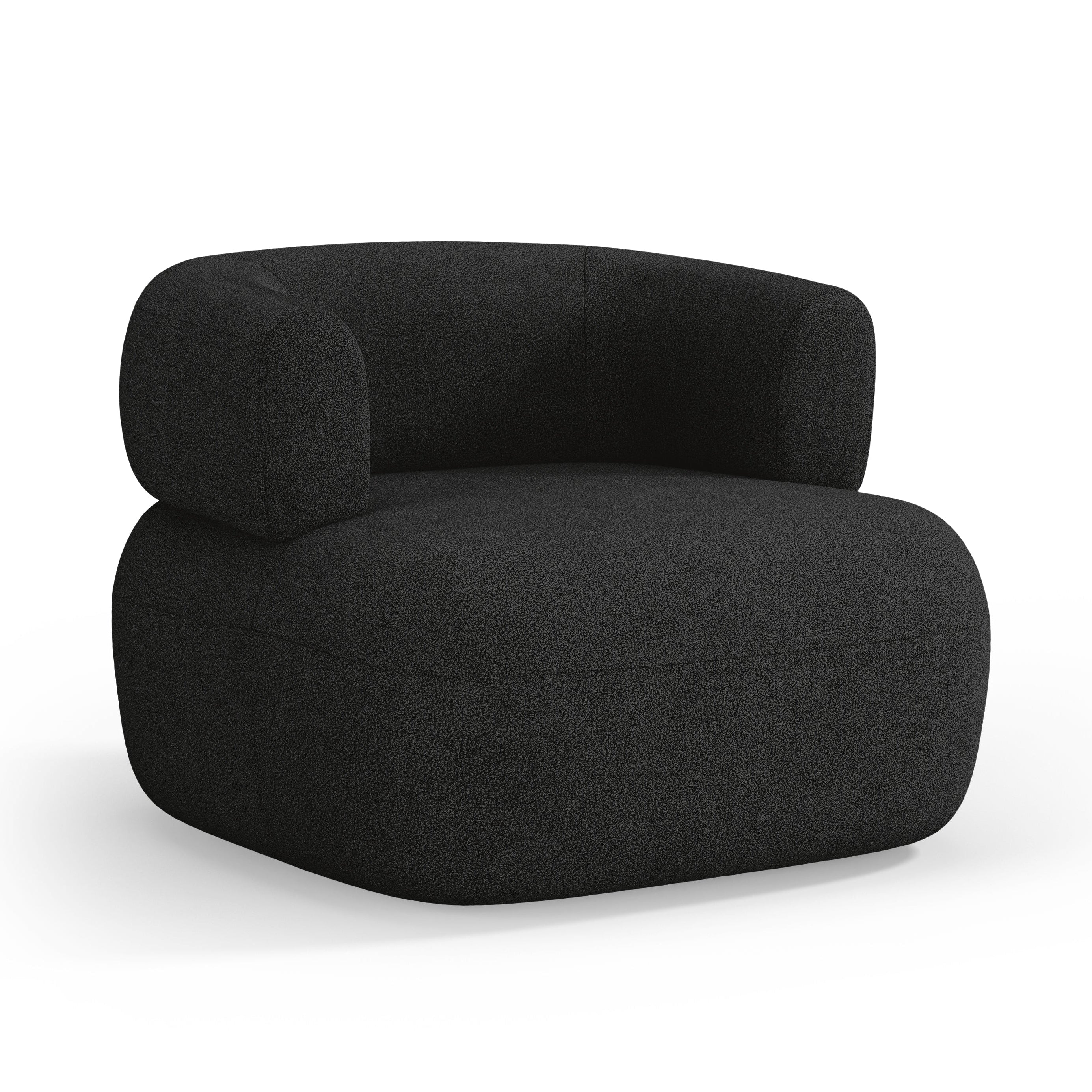 Sessel JENNY schwarz Boucle