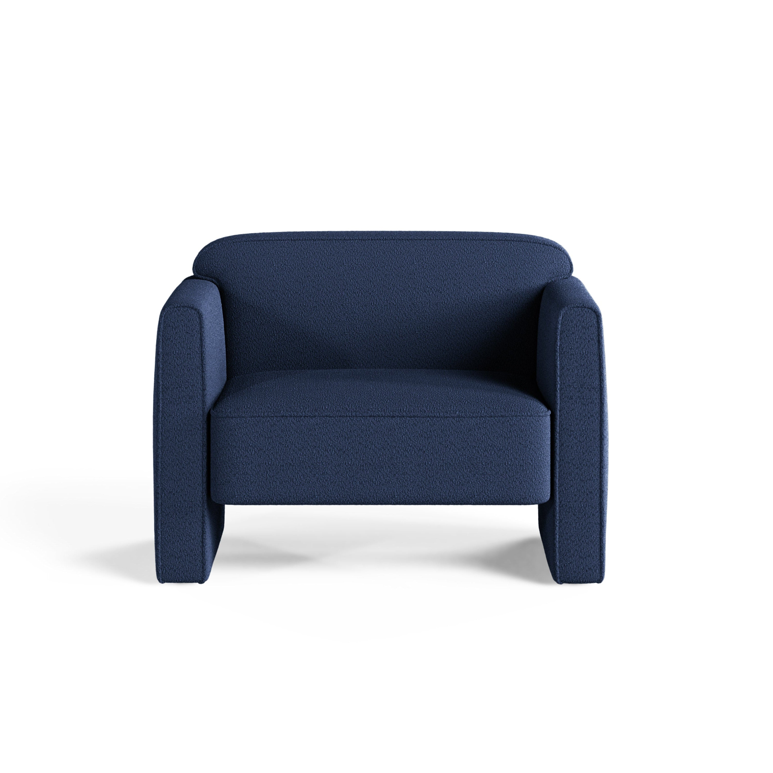 Sessel ABBY meerblau boucle