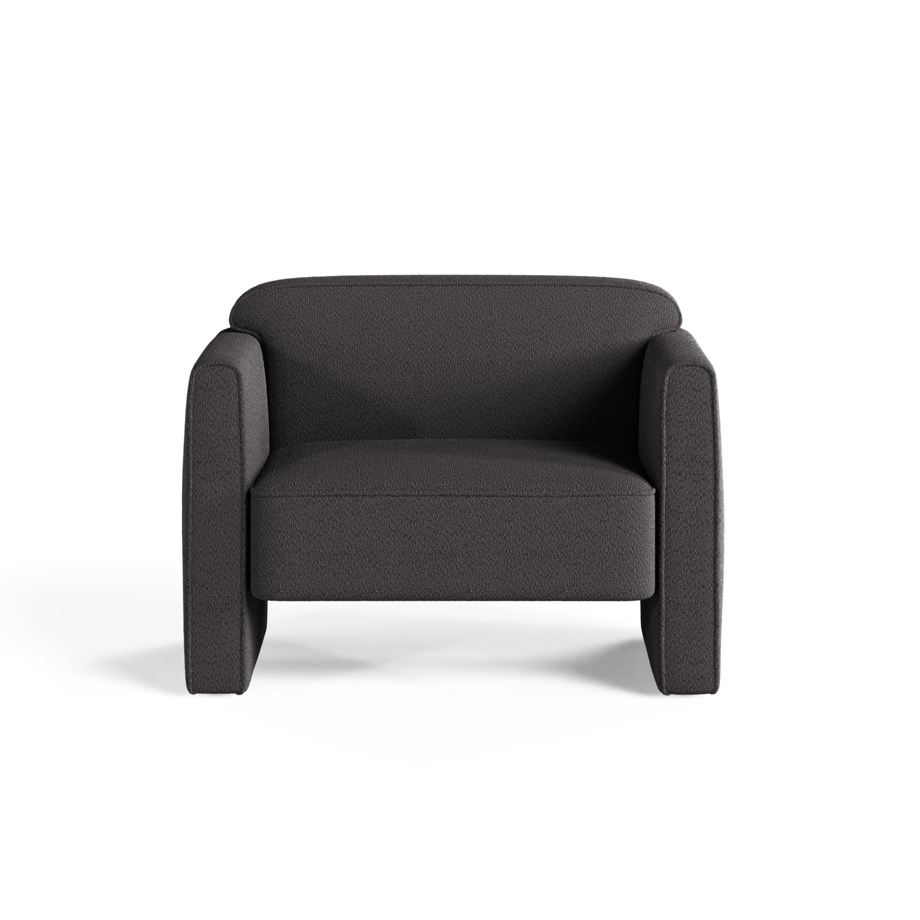 Sessel ABBY graphit boucle