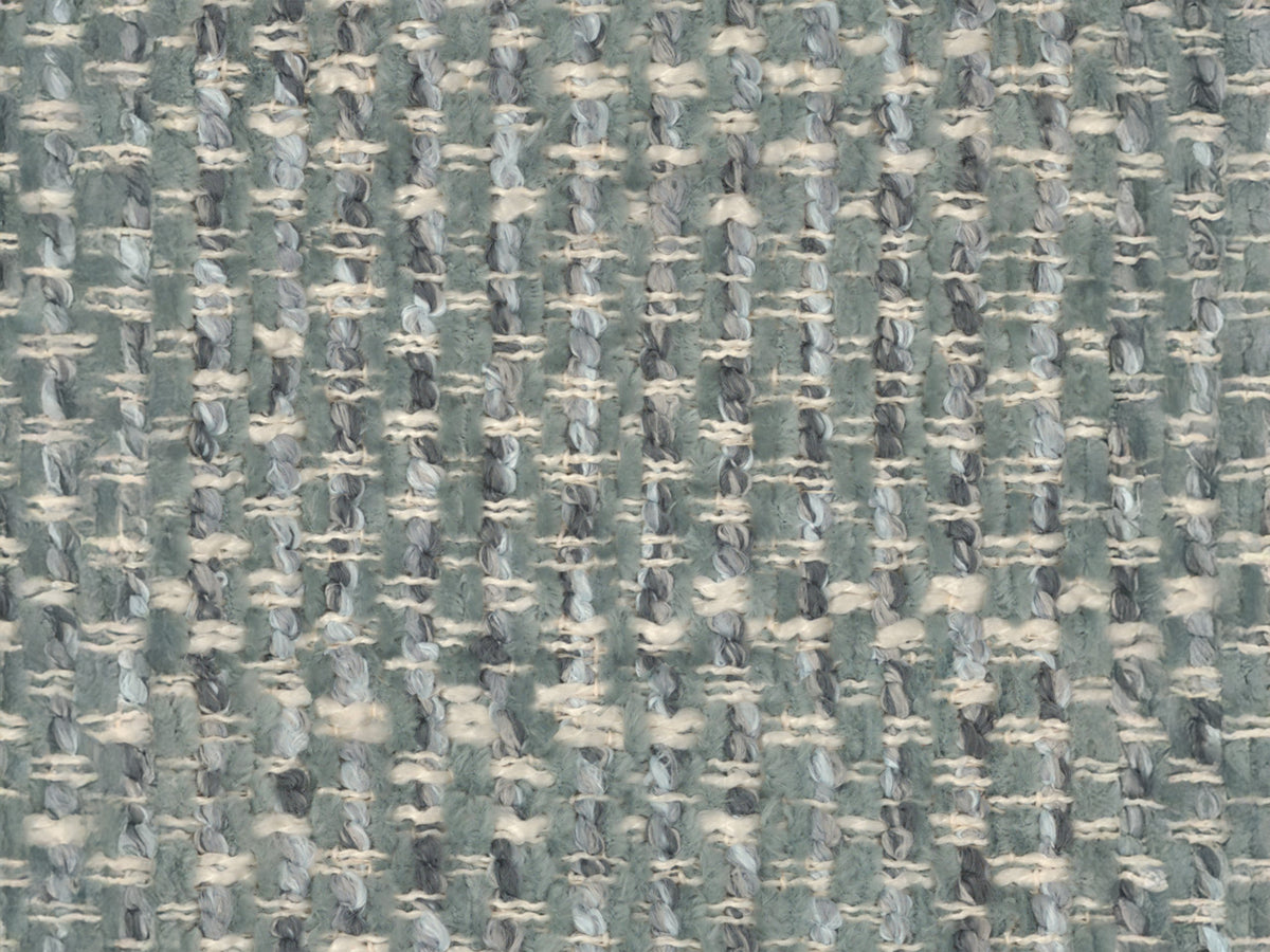 Stuhl GEORGIA gedämpftes blaues Chenille