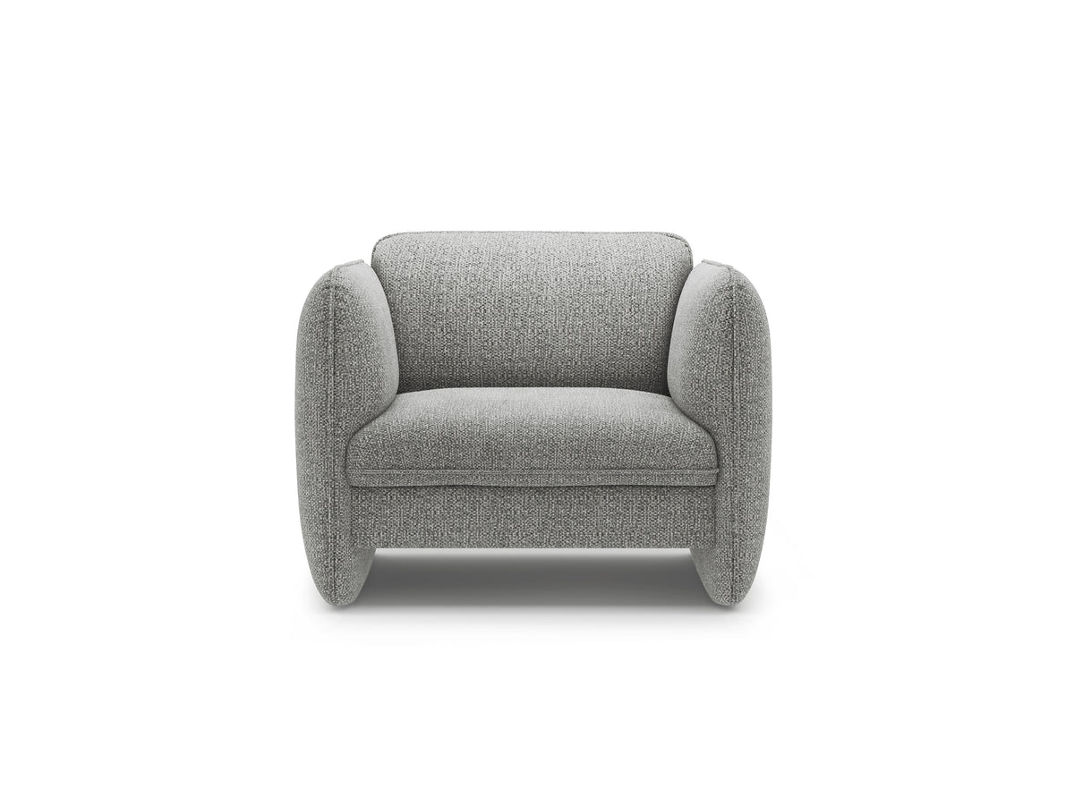 Stuhl GEORGIA graues Chenille