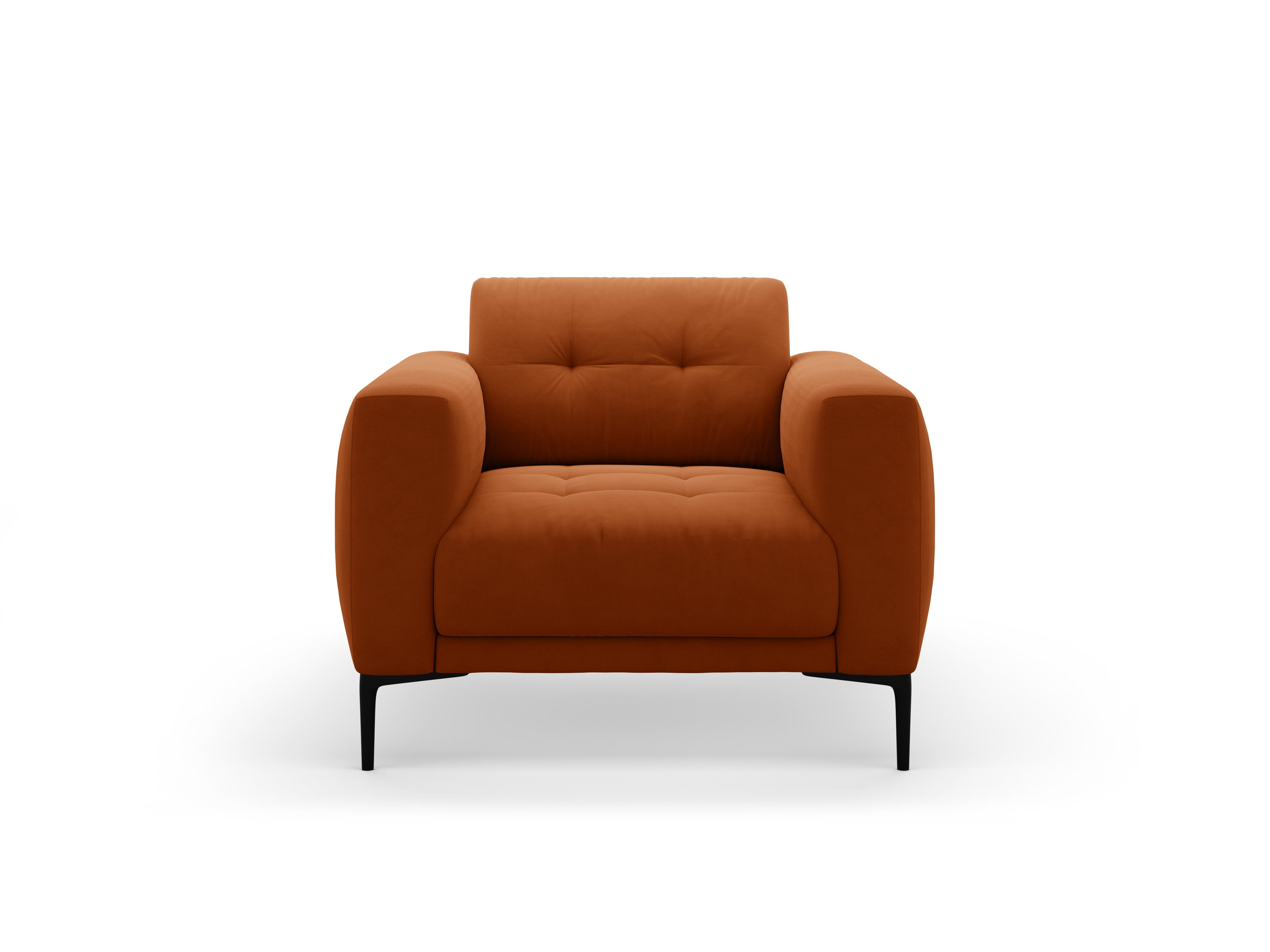 Samt Sessel BEMY terrakotta