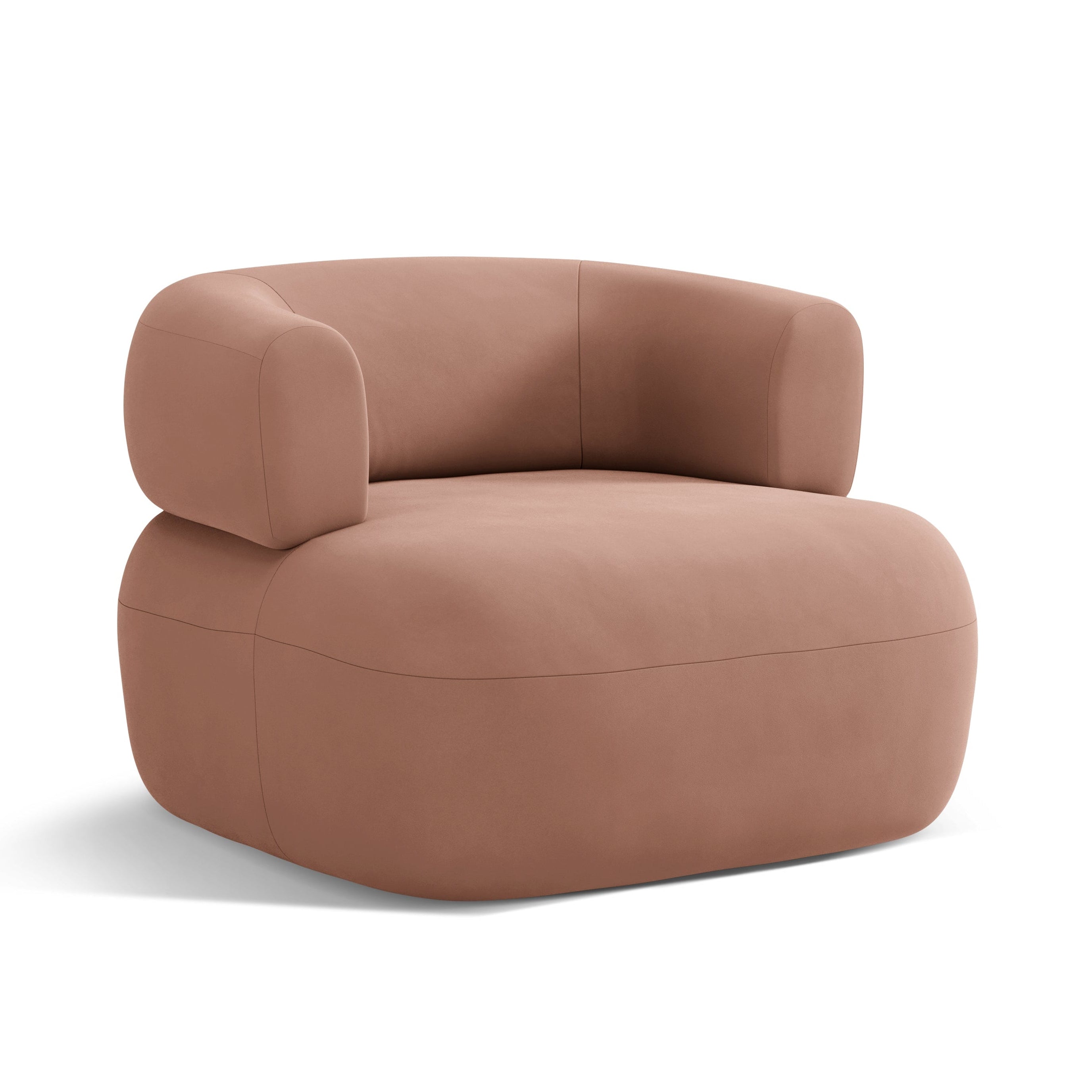 Sessel JENNY rosa samt
