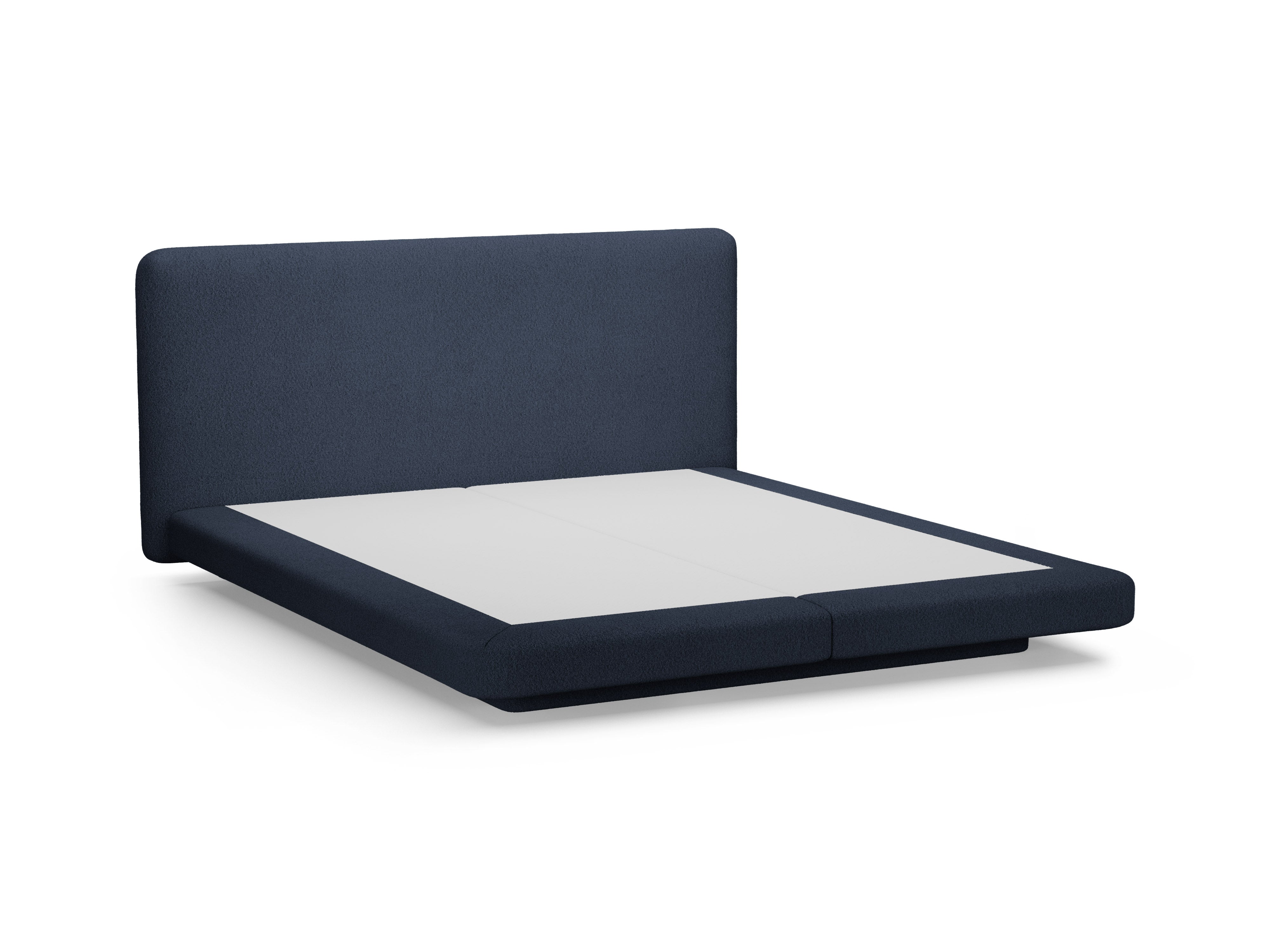 LINEA Bed Dark Blue Boucle