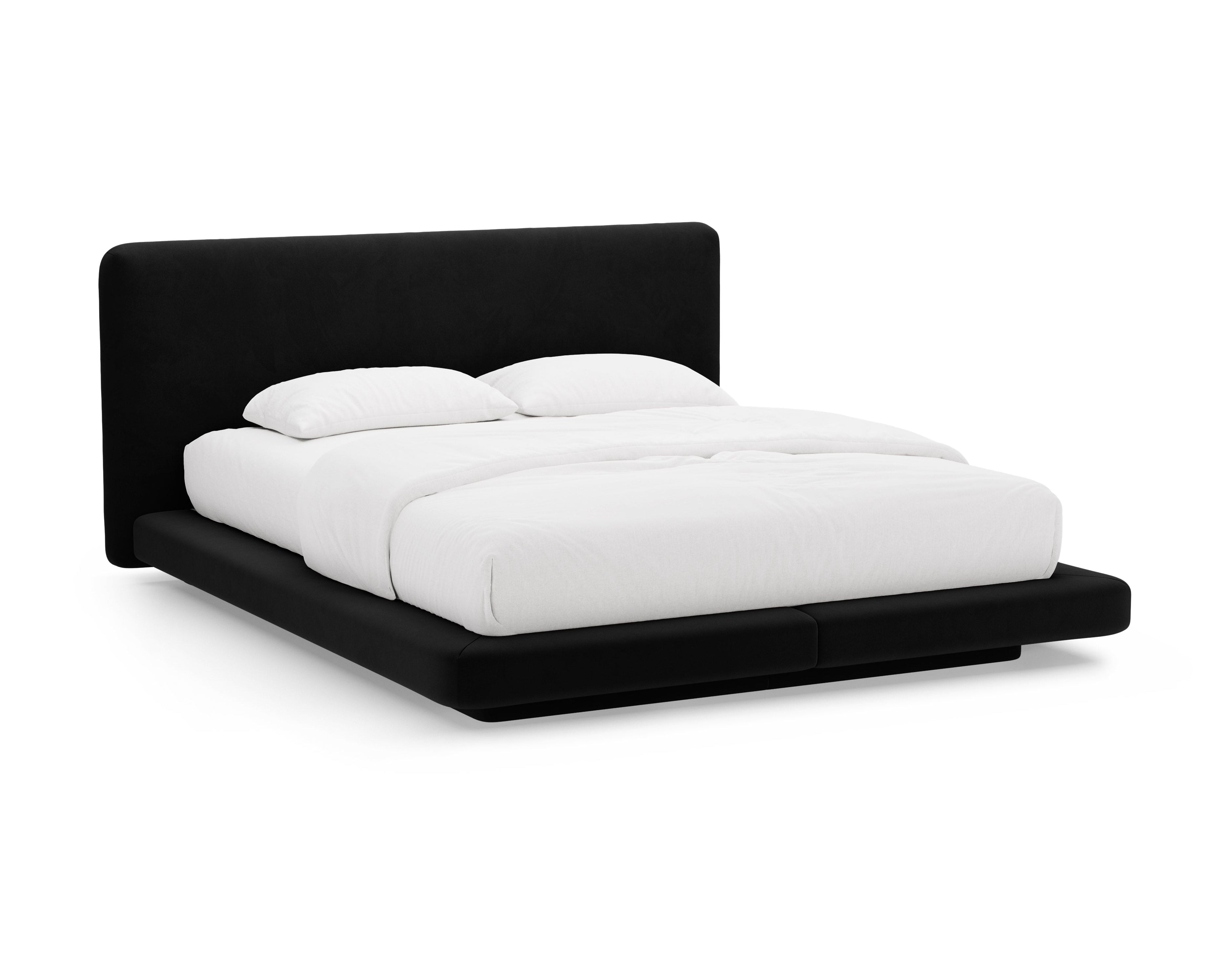 Samtbett LINEA schwarz