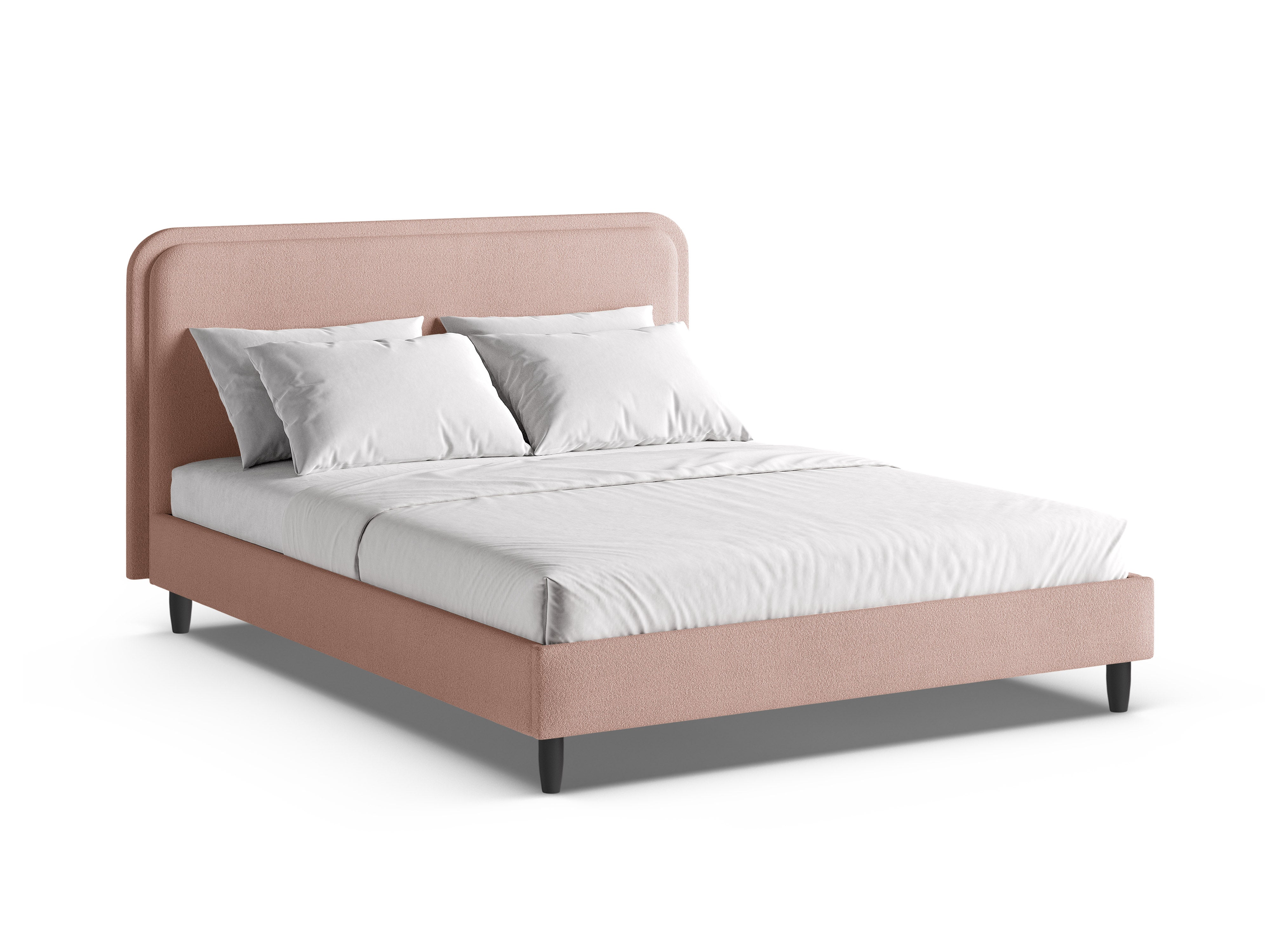 Bett AVELINE pudriges Rosa Boucle