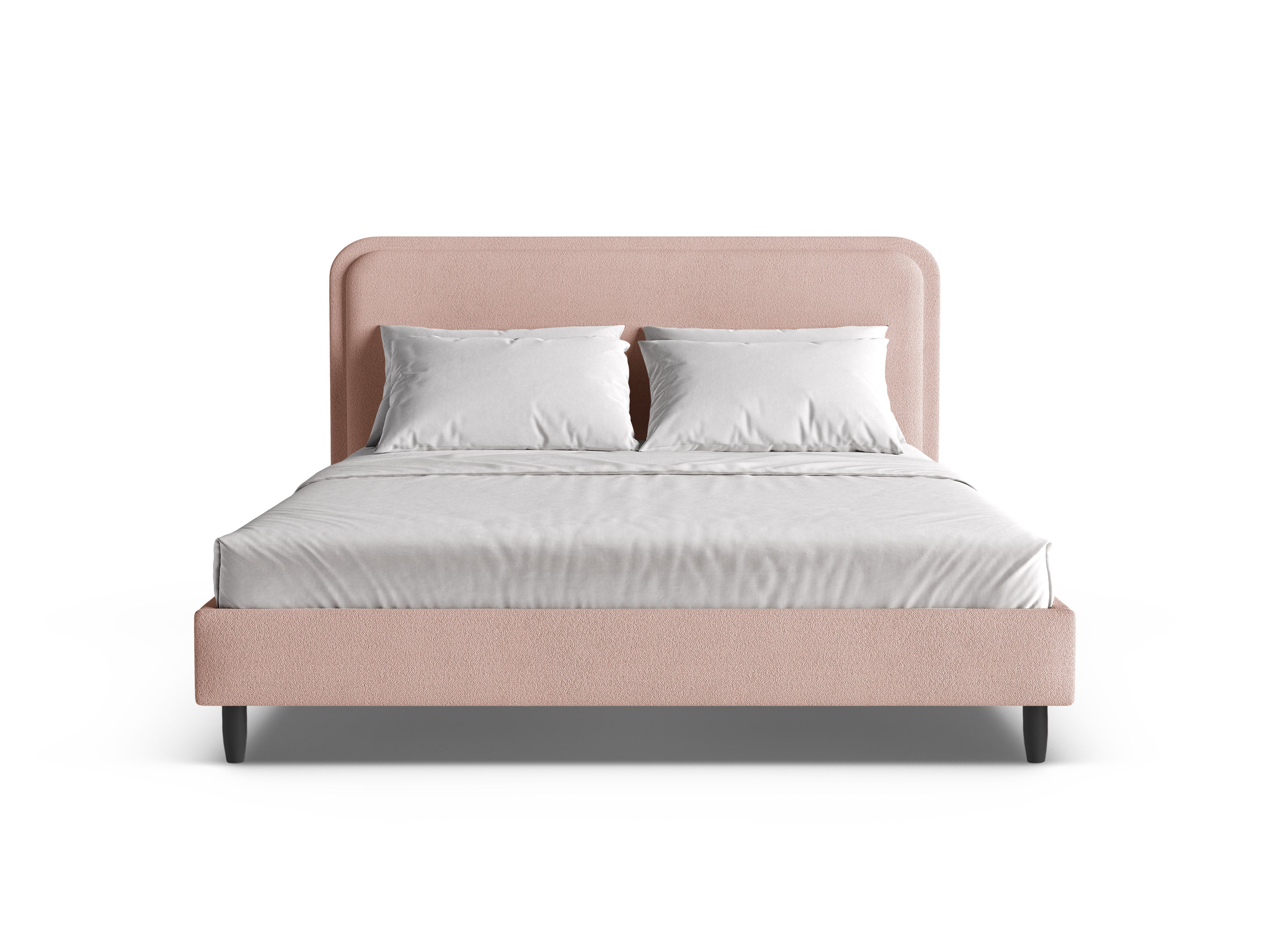 Bett AVELINE pudriges Rosa Boucle