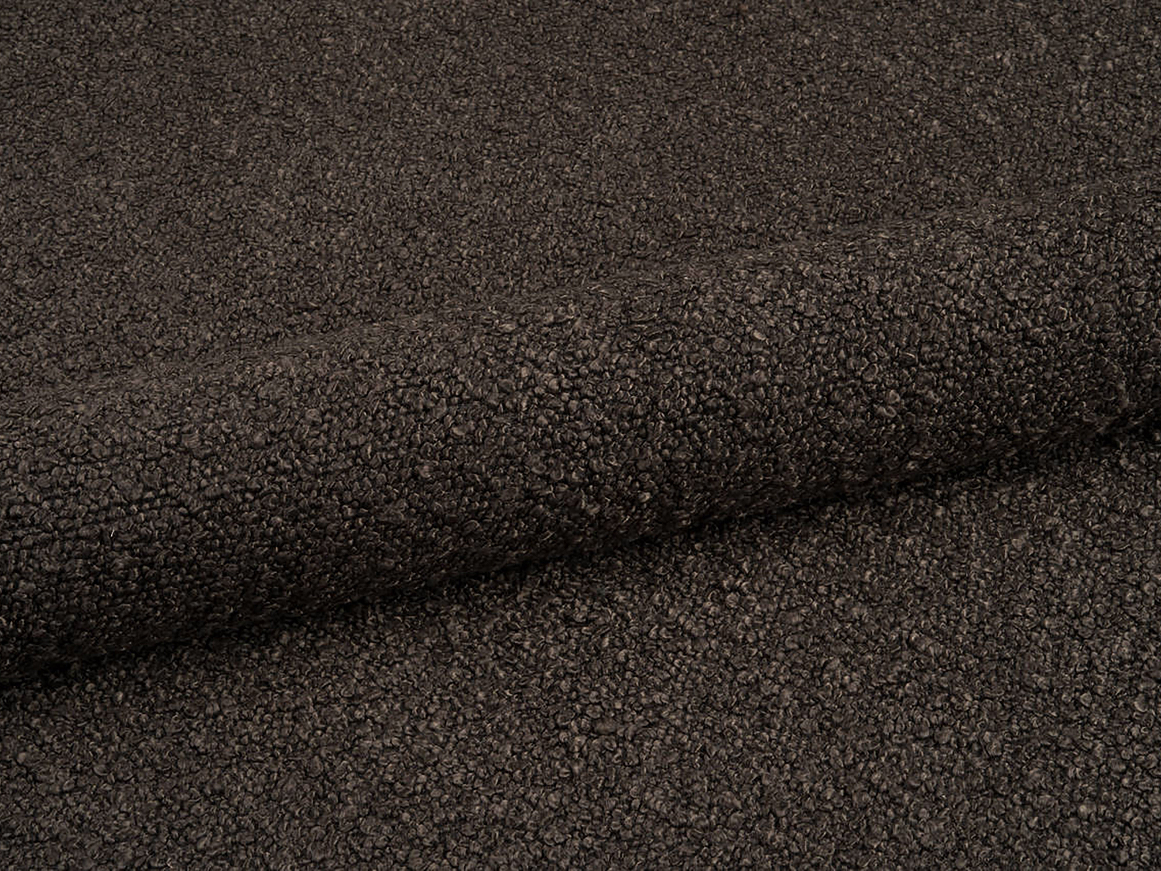 OVALO Bed in Brown Boucle
